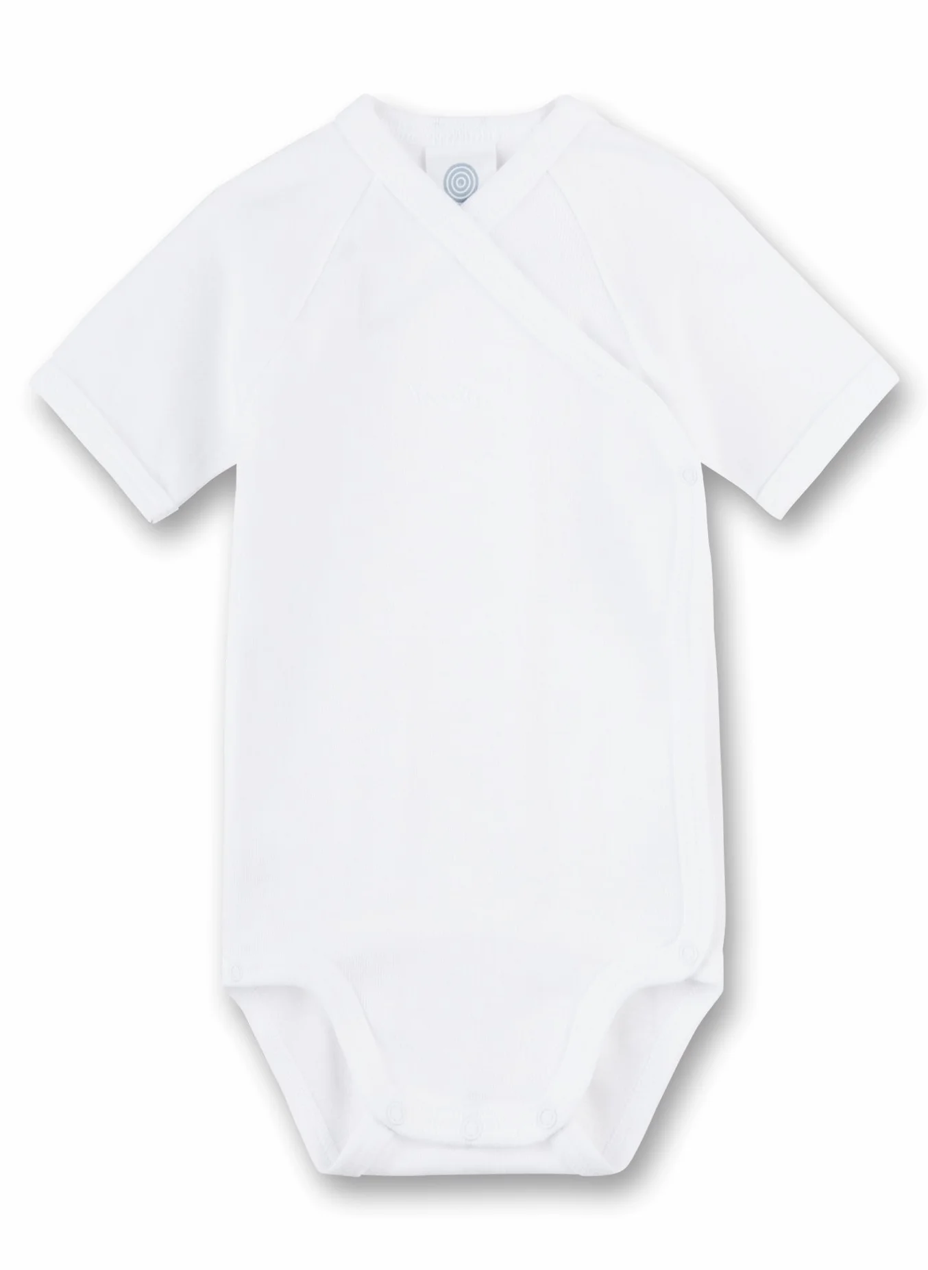Sanetta 302200 – body z krótkim rękawem, Basic Collection, Organic Cotton białe
