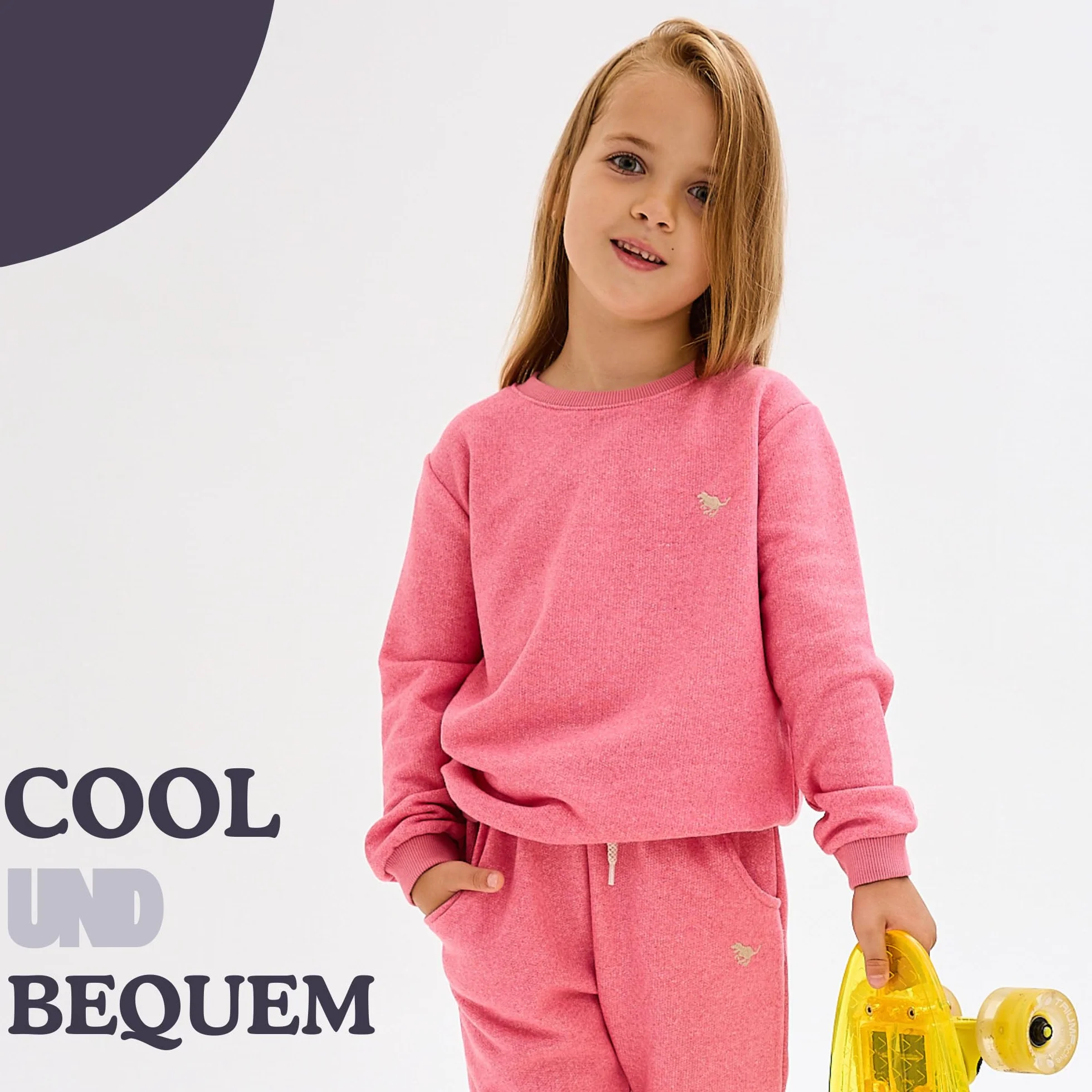 deiko Zestaw odzieży dziecięcej dla dzieci, chłopców, dziewczynek, unisex, 100% bawełna, strój dziecięcy, koszulka + spodnie, 2-częściowy top z długim rękawem i spodnie z kieszeniami