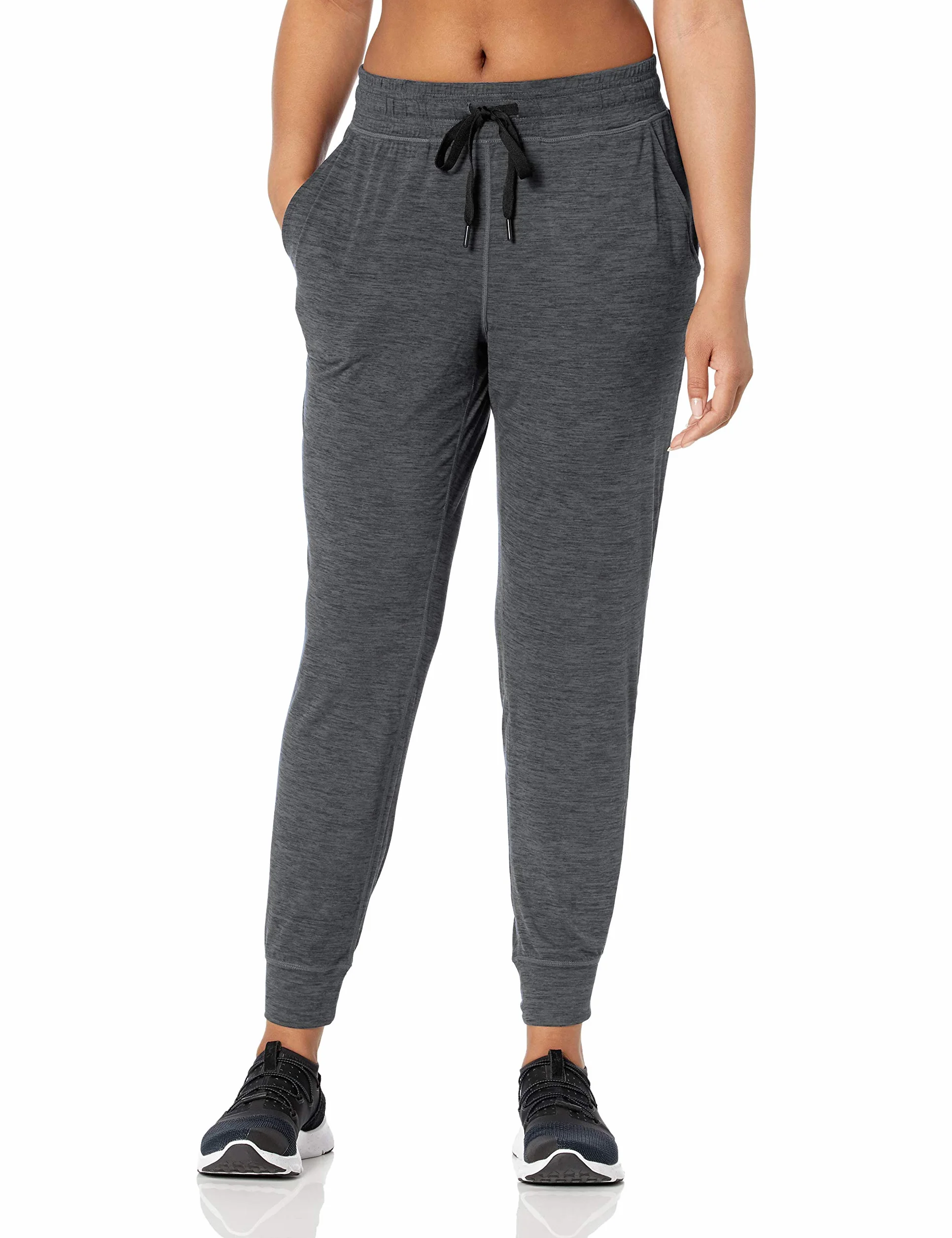 Amazon Essentials Kobiety Spodnie dresowe Brushed Tech Stretch (dostępne w dużych rozmiarach)