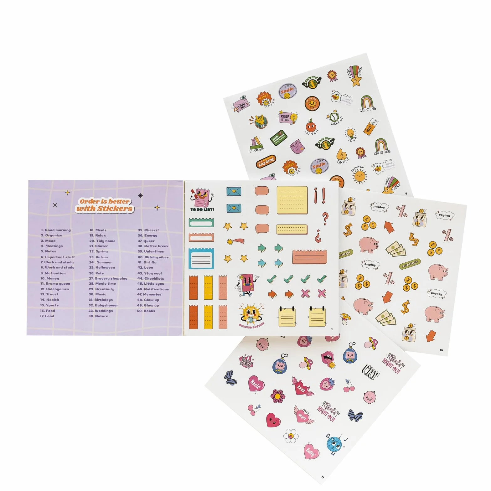 Grupo Erik Stickers, Sticker Book + 2000 Stickers, Planner Stickers, Diary Stickers, Scrapbook Stickers, Calendar Stickers, Journal Stickers, Bullet Journal Accessories