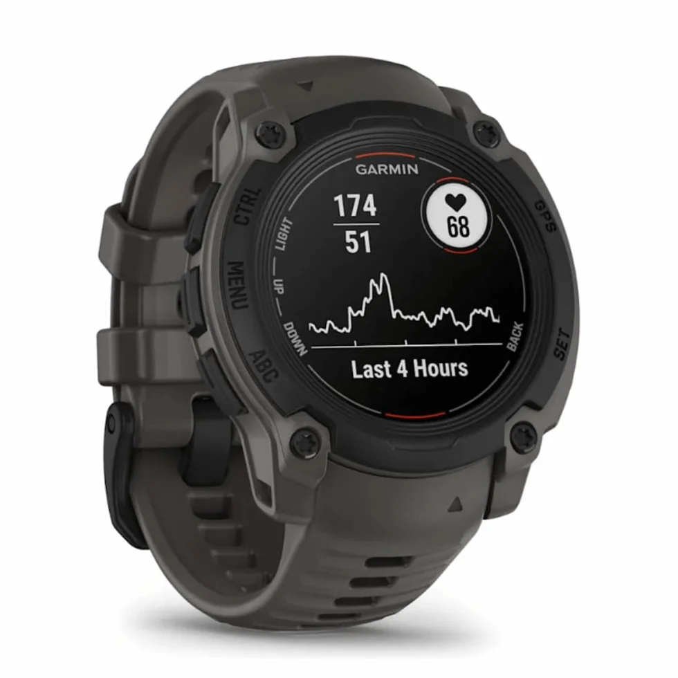 Garmin Instinct E [Renewed], 40 mm wytrzymały smartwatch GPS z istotnymi inteligentnymi funkcjami, wbudowane aplikacje sportowe, super wytrzymałe funkcje konstrukcyjne, czarna luneta z paskiem