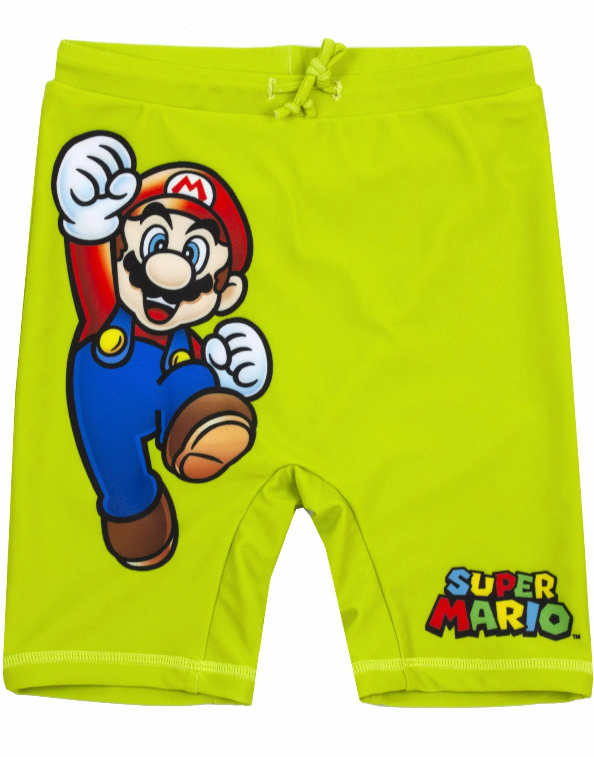 Super Mario Strój kąpielowy dla chłopców | niebiesko-zielony dwuczęściowy strój kąpielowy z szortami | dziecięcy kostium kąpielowy dla graczy UV50+ bezpieczny dla słońca