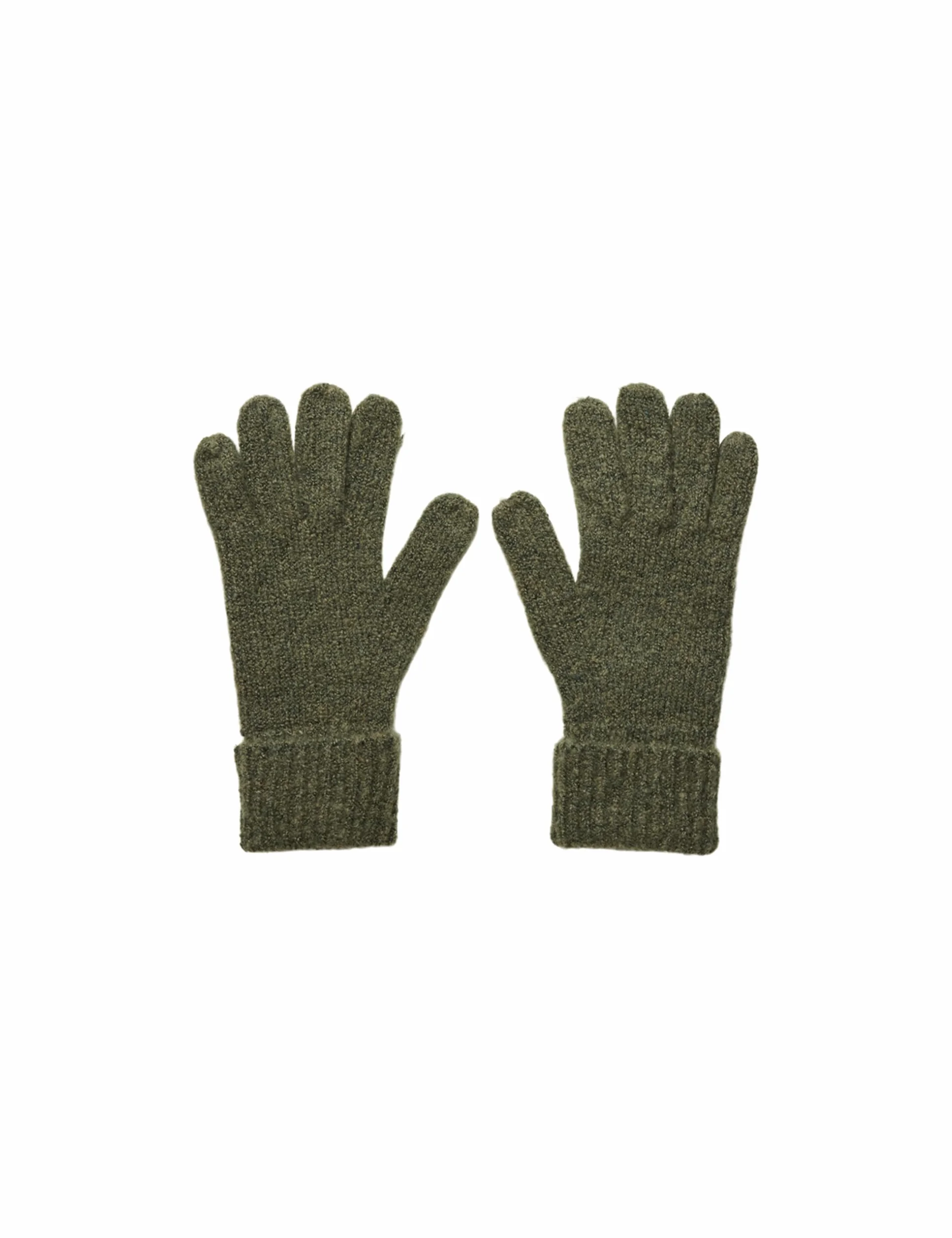 PIECES Damskie rękawiczki Pcpyron New Gloves Noos Bc, Deep Lichen Green, jeden rozmiar