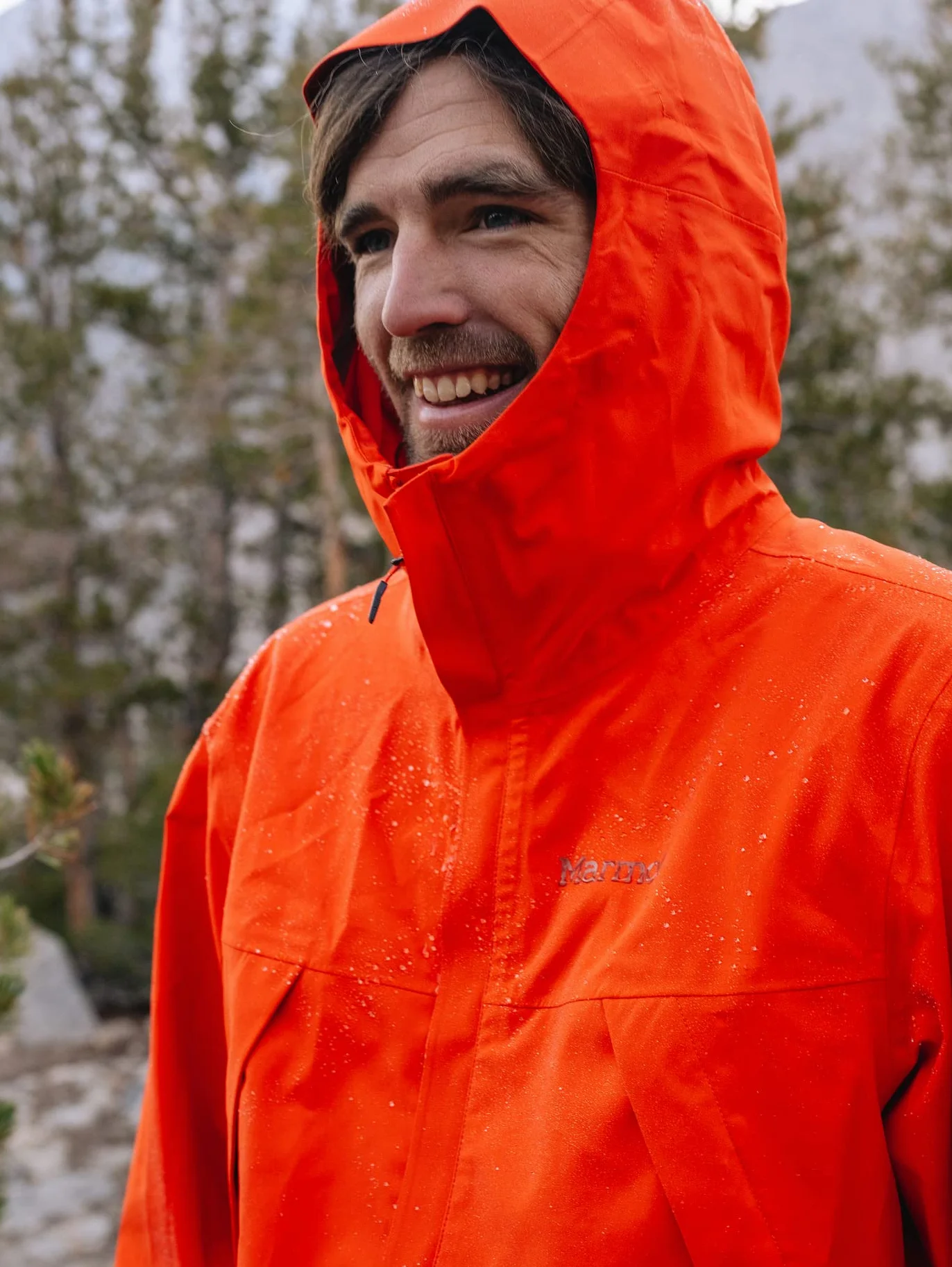 Marmot Meżczyzni PreCip Eco Pro Jacket, Wodoodporna kurtka przeciwdeszczowa