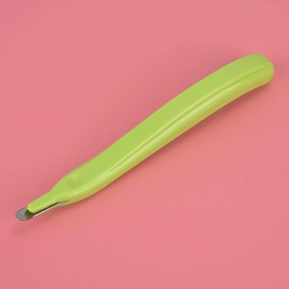 Klammerentferner Stift Arbeitssparende Staple Remover Stiftform Magnetkopf Nadel Remover Tool(Green)
