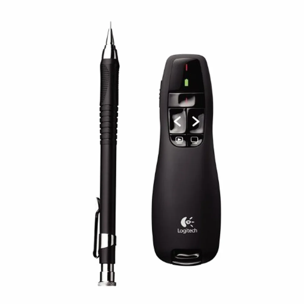Logitech R400 Prezenter BezprzewoDowy, Czarny