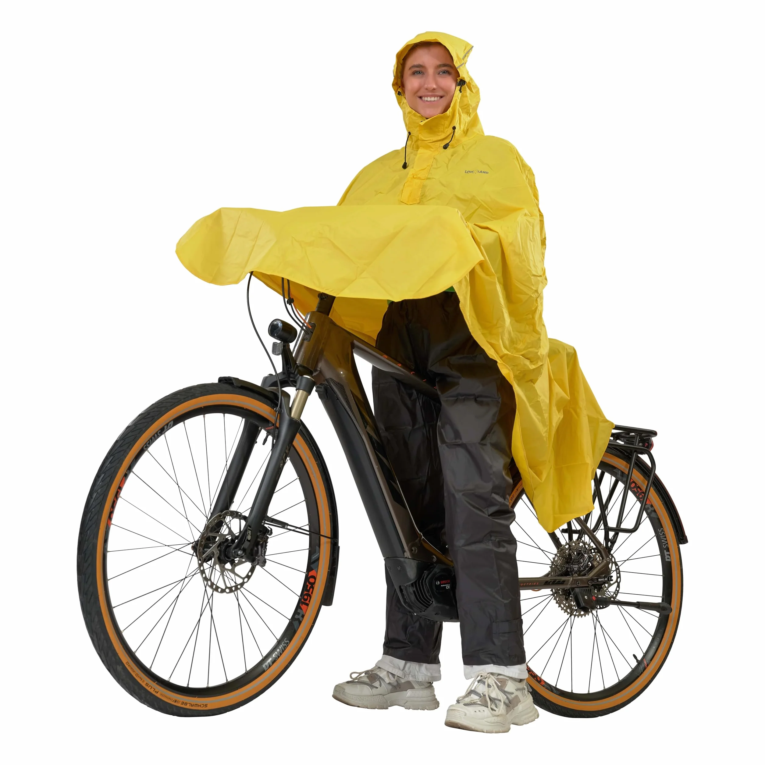 LOWLAND OUTDOOR® Ponczo przeciwdeszczowe rowerowe