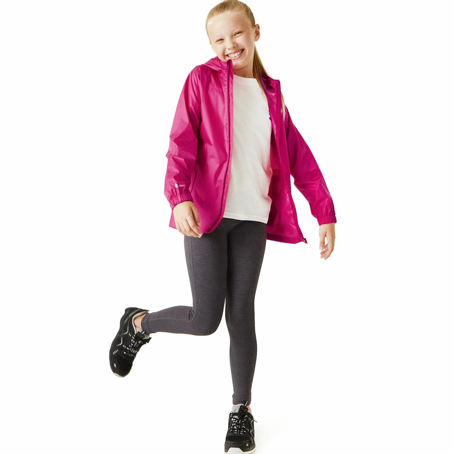 Kurtka Regatta Unisex Kids Pack-It III wodoodporna, składana kurtka turystyczna