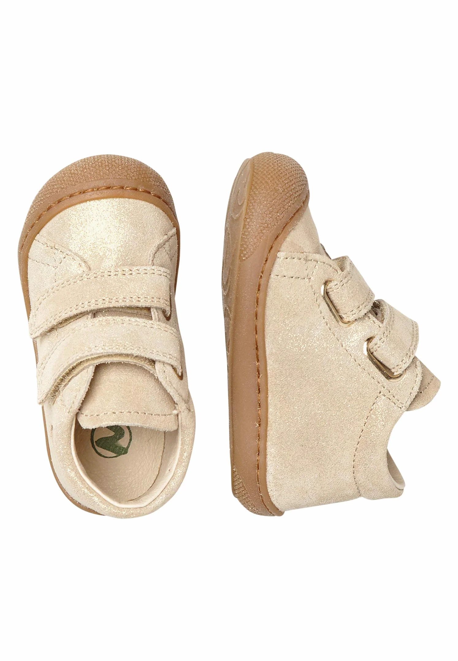 Naturino Buty z błyszczącego zamszu