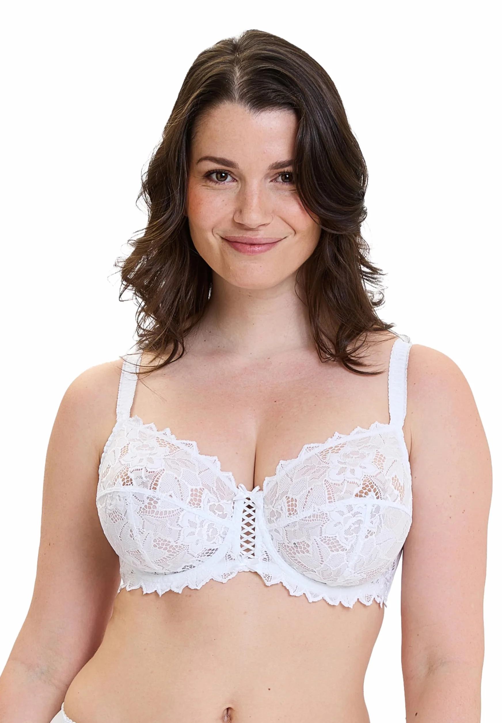 Sans Complexe Damski Arum 70564 klasyczny biustonosz z fiszbinami, biały, 75B