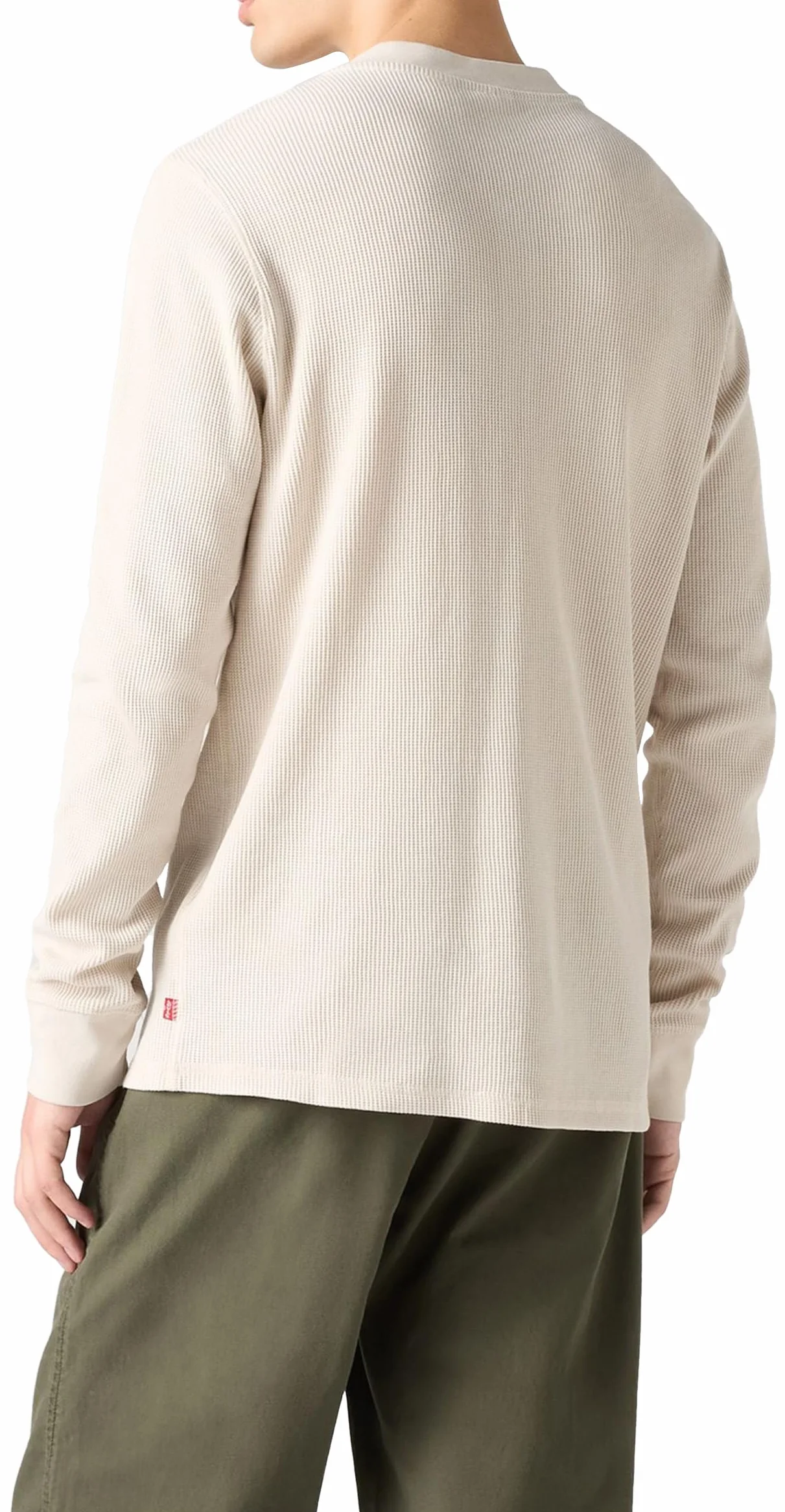 Levi's Mężczyźni Long-Sleeve Thermal 3-Button Henley Shirt, Rainy Day, XL