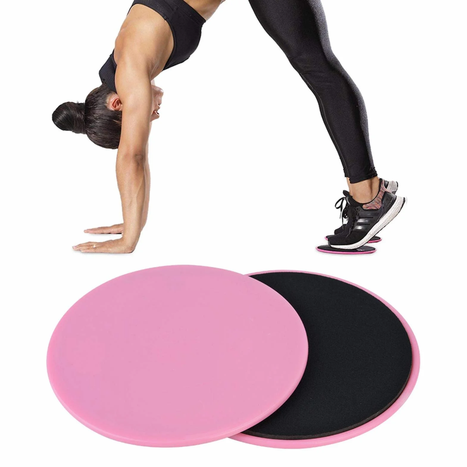 Suwaki do ćwiczeń, krążki ślizgowe, suwaki rdzeniowe, suwaki siły, 2 szt. Ćwiczenia Przesuwana tarcza ślizgowa Fitness Suwak rdzeniowy Sport Trening całego ciała