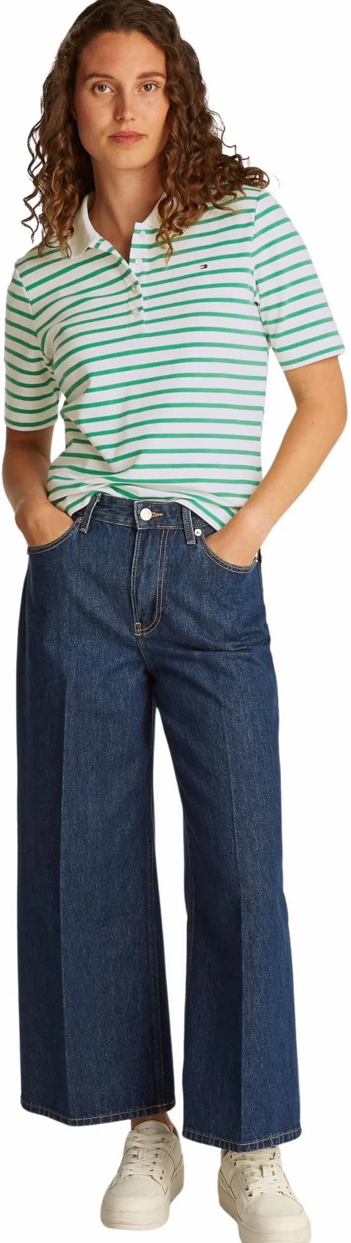 Tommy Hilfiger 1985 Pique Regular Fit damska koszulka polo z krótkim rękawem