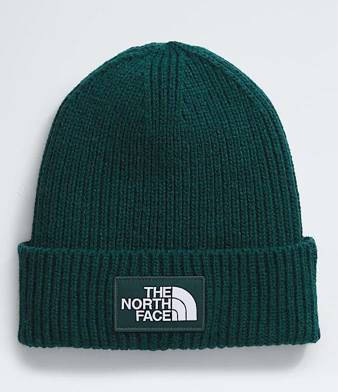The North Face Uniseks Tnf Logo Box Cuffed Czapka beanie Deep Nori-Duck Green One Size