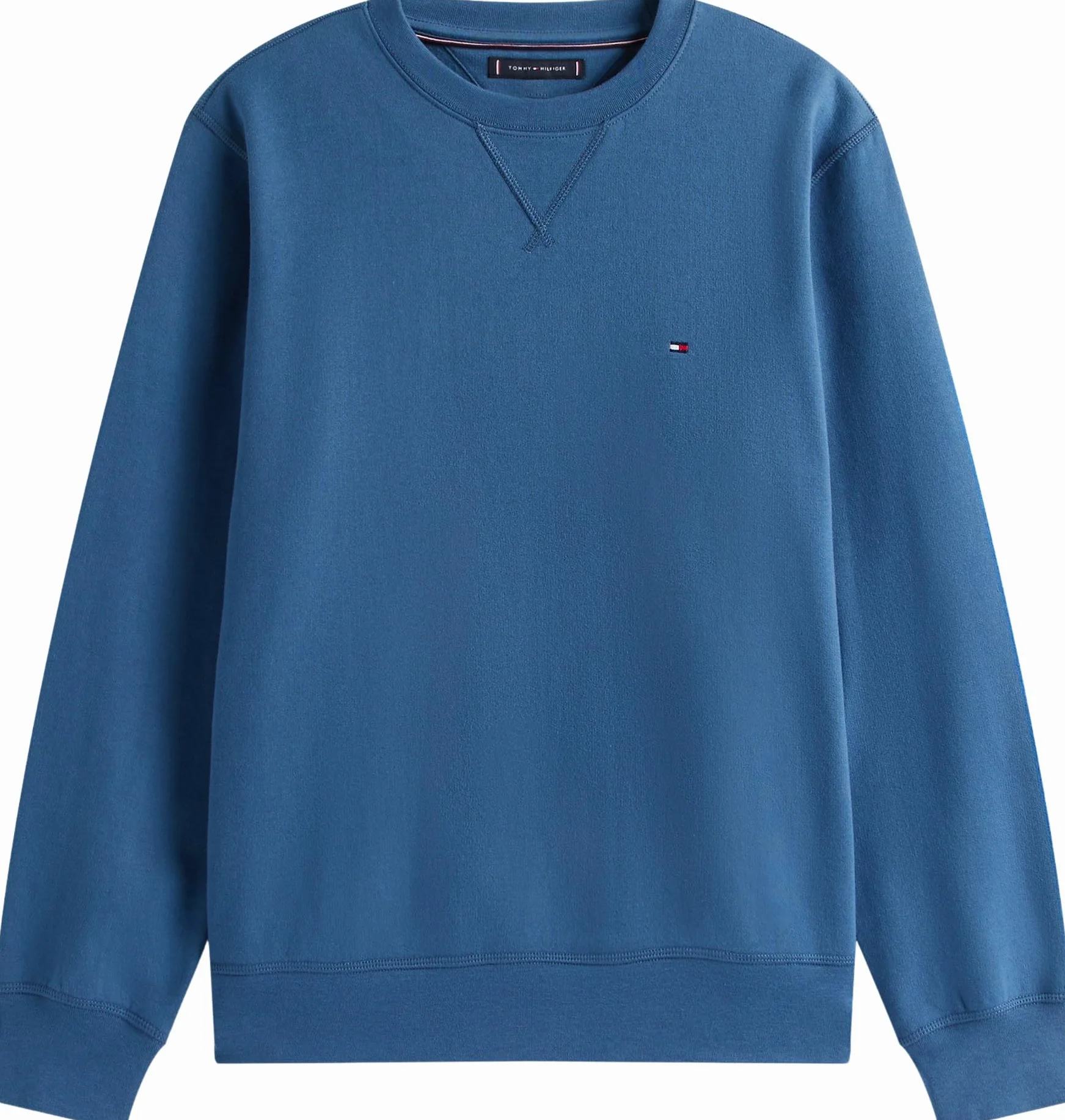 Tommy Hilfiger Męska bluza z polaru ESS SEASONAL CREWNECK MW0MW40000, niebieska, XL, Niebieski (Morze Egejskie), XL