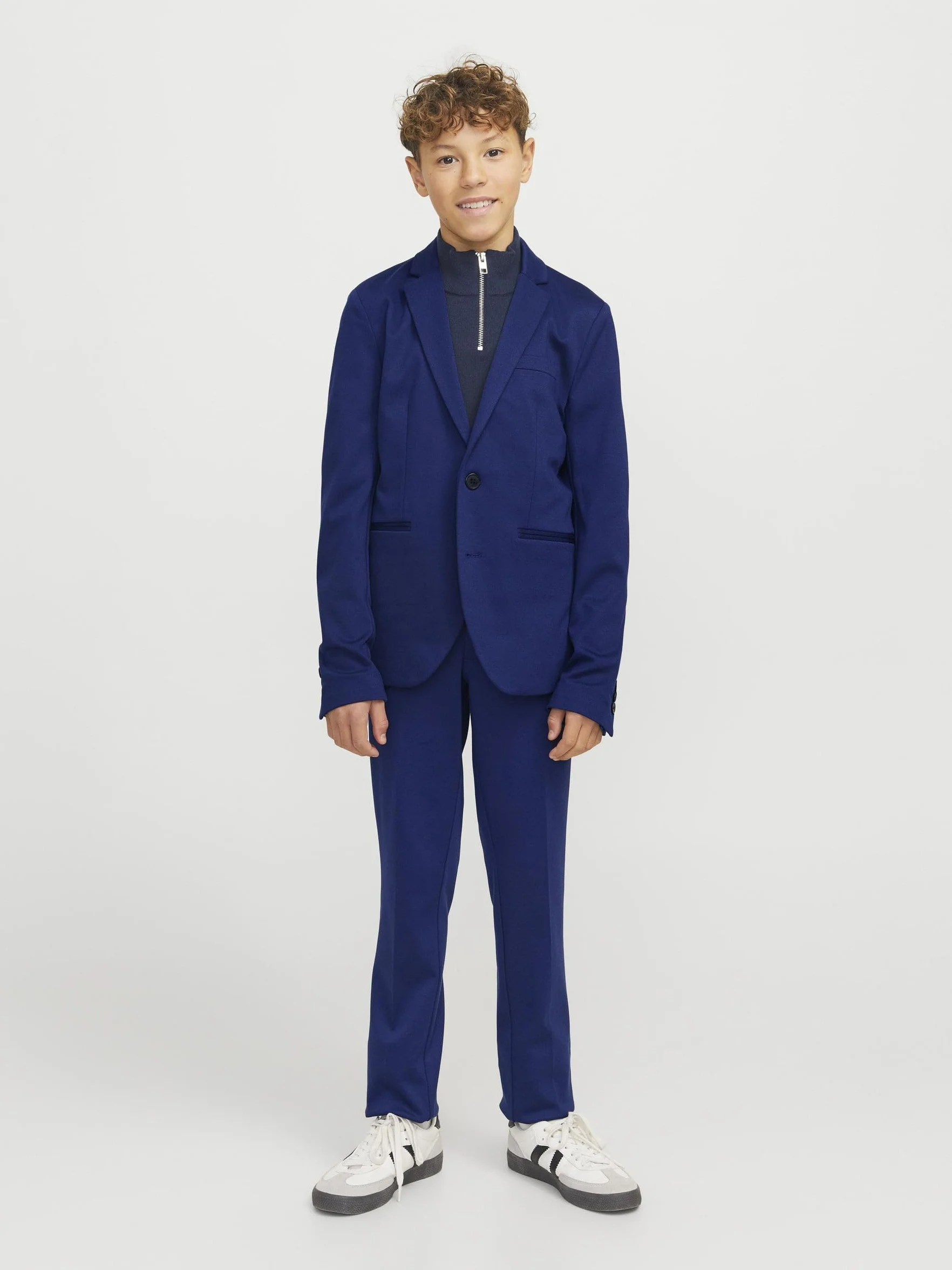JACK&JONES JUNIOR Jjejaxon Jersey Suit Noos Jnr kombinezon chłopięcy, Medieval Blue, 158