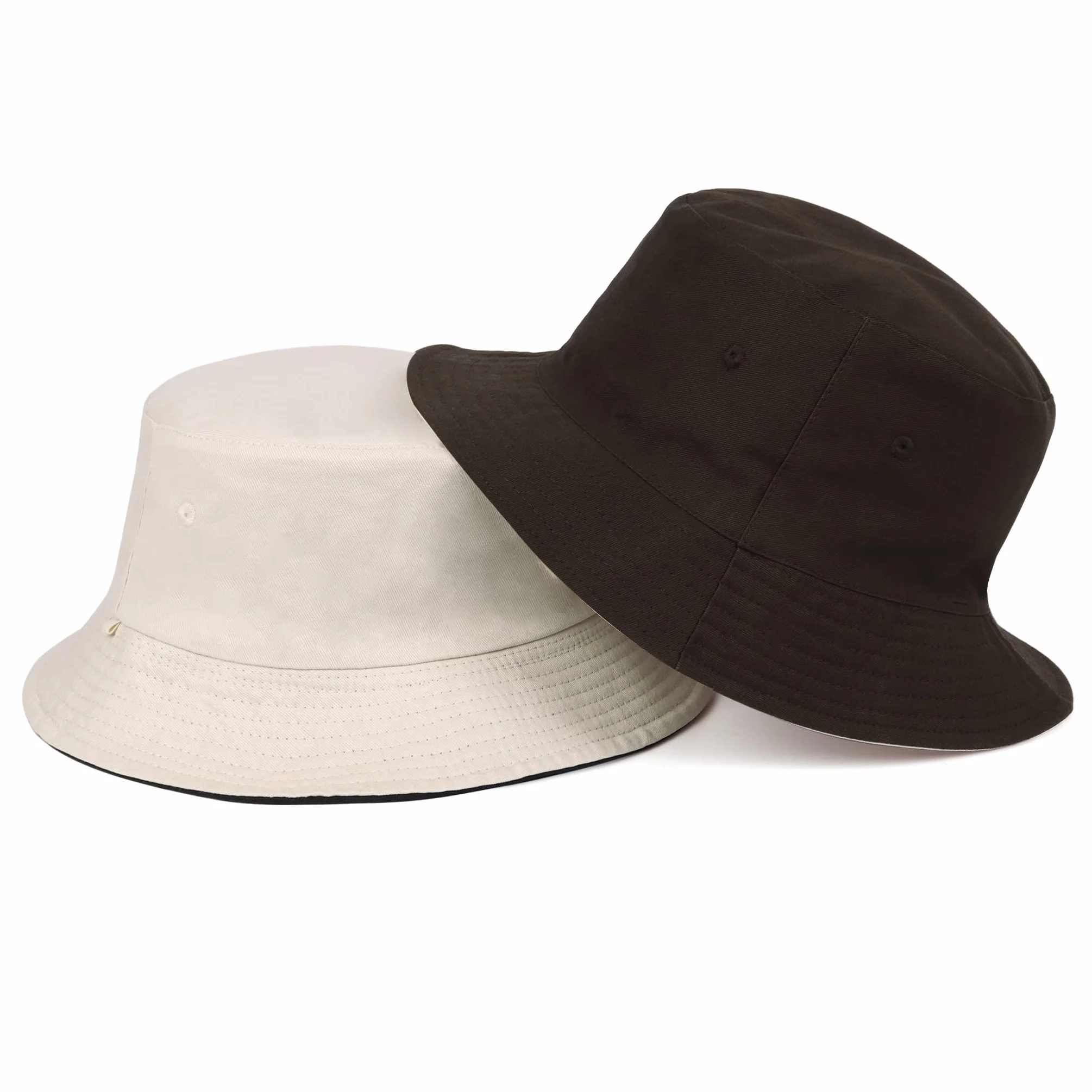Zylioo Oversize XXL kapelusz typu bucket dla mężczyzn, odwracalne modne czapki rybackie, duży podróżny kapelusz przeciwsłoneczny dwustronny damski