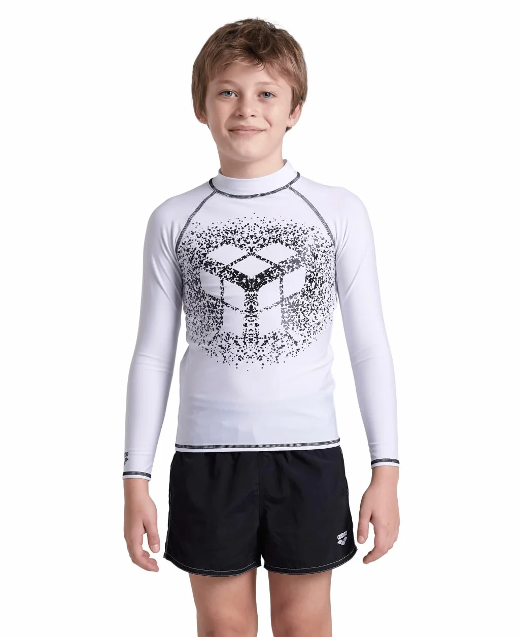 ARENA Top Chłopcy Unisex Jr Arena Rash Kurtka L/S Grafika