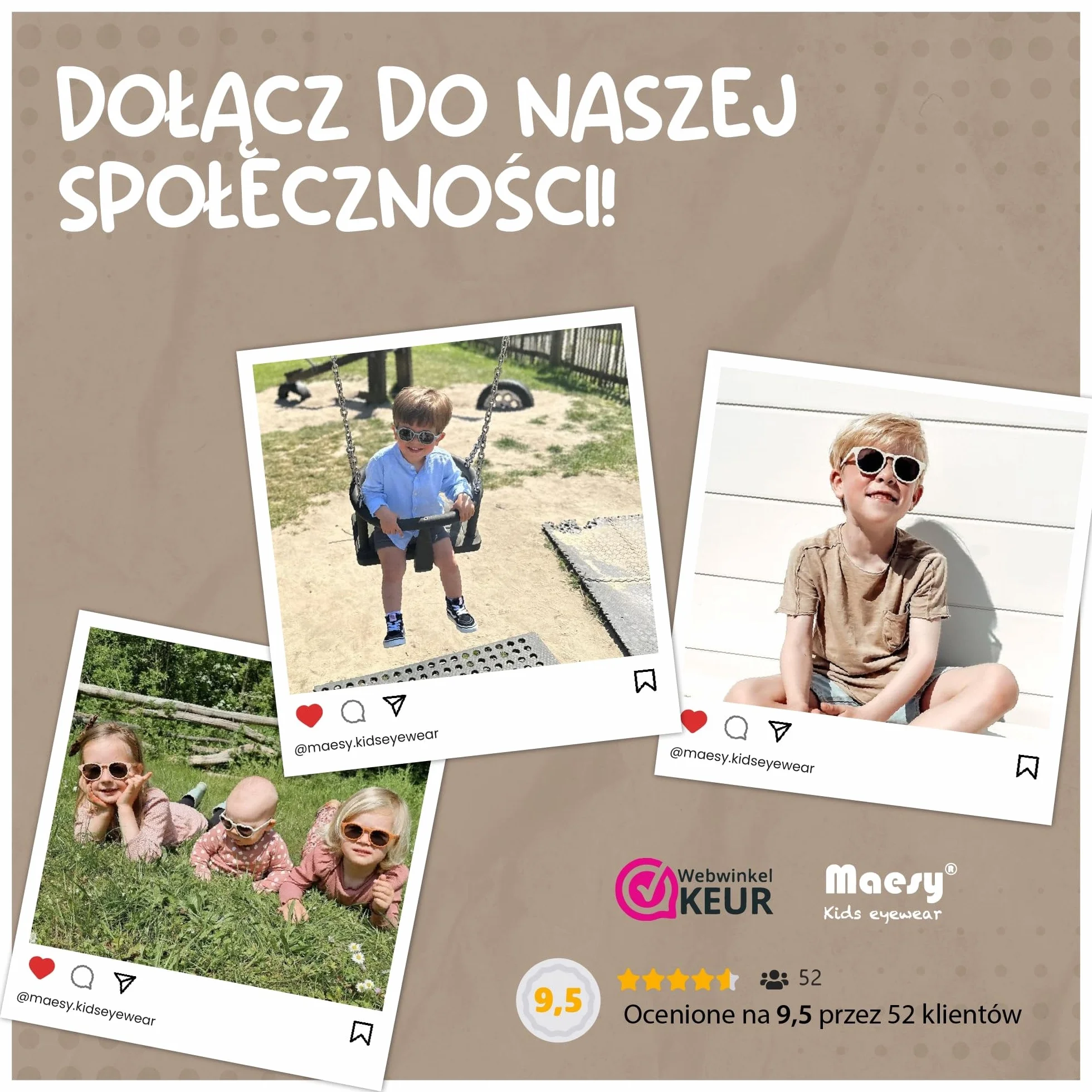 dziecięce okulary przeciwsłoneczne Lino - 3-6 lat - elastyczne, wyginane - ochrona UV400 z polaryzacją - maluchy i przedszkolaki - chłopcy i dziewczynki - kwadratowe