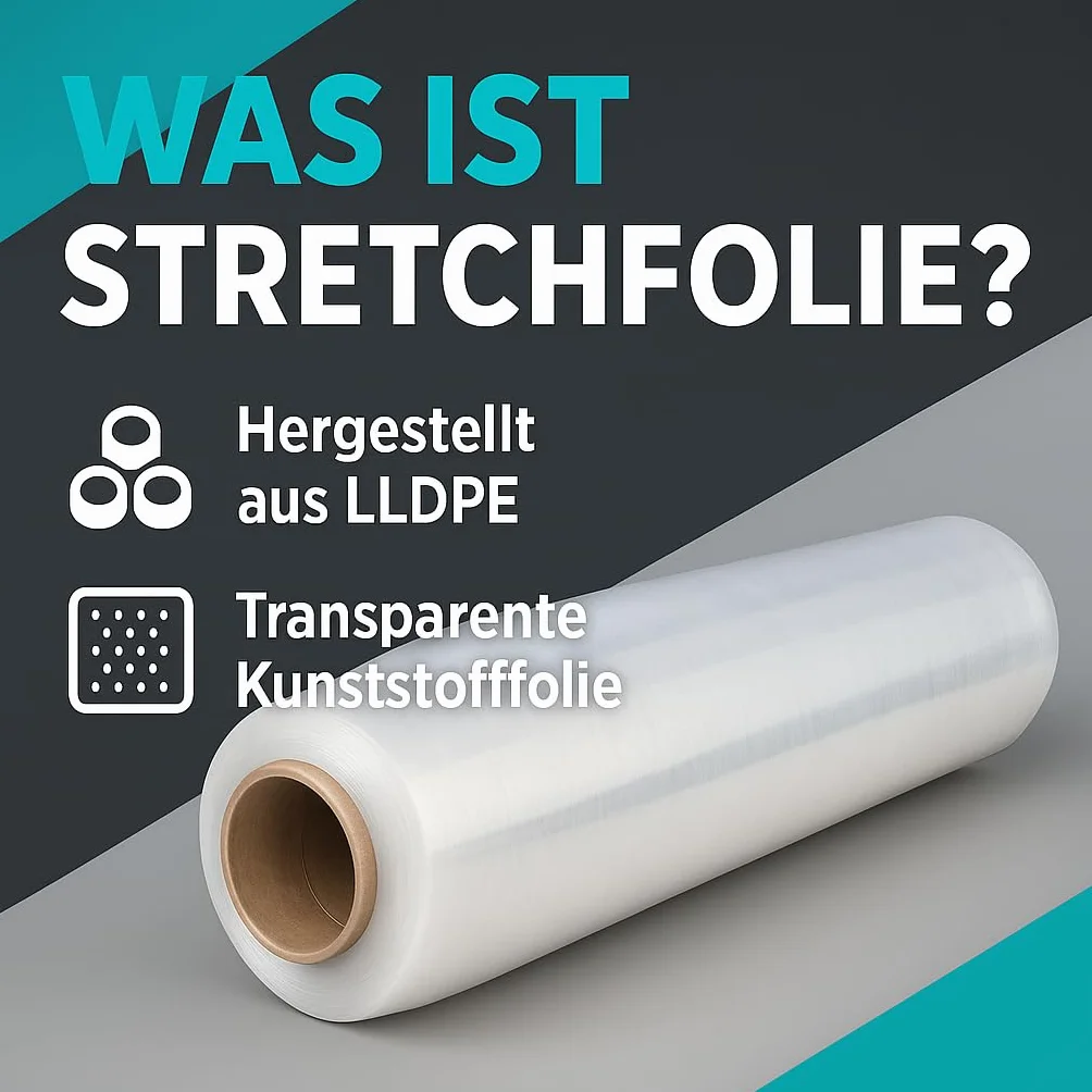GiDeli Folia stretch przezroczysta rolka folii stretch - 2 x folia do owijania - folia stretch ręczny 450 m / 50 cm materiał opakowania - folia do pakowania na rolkach - folia do mebli - folia do