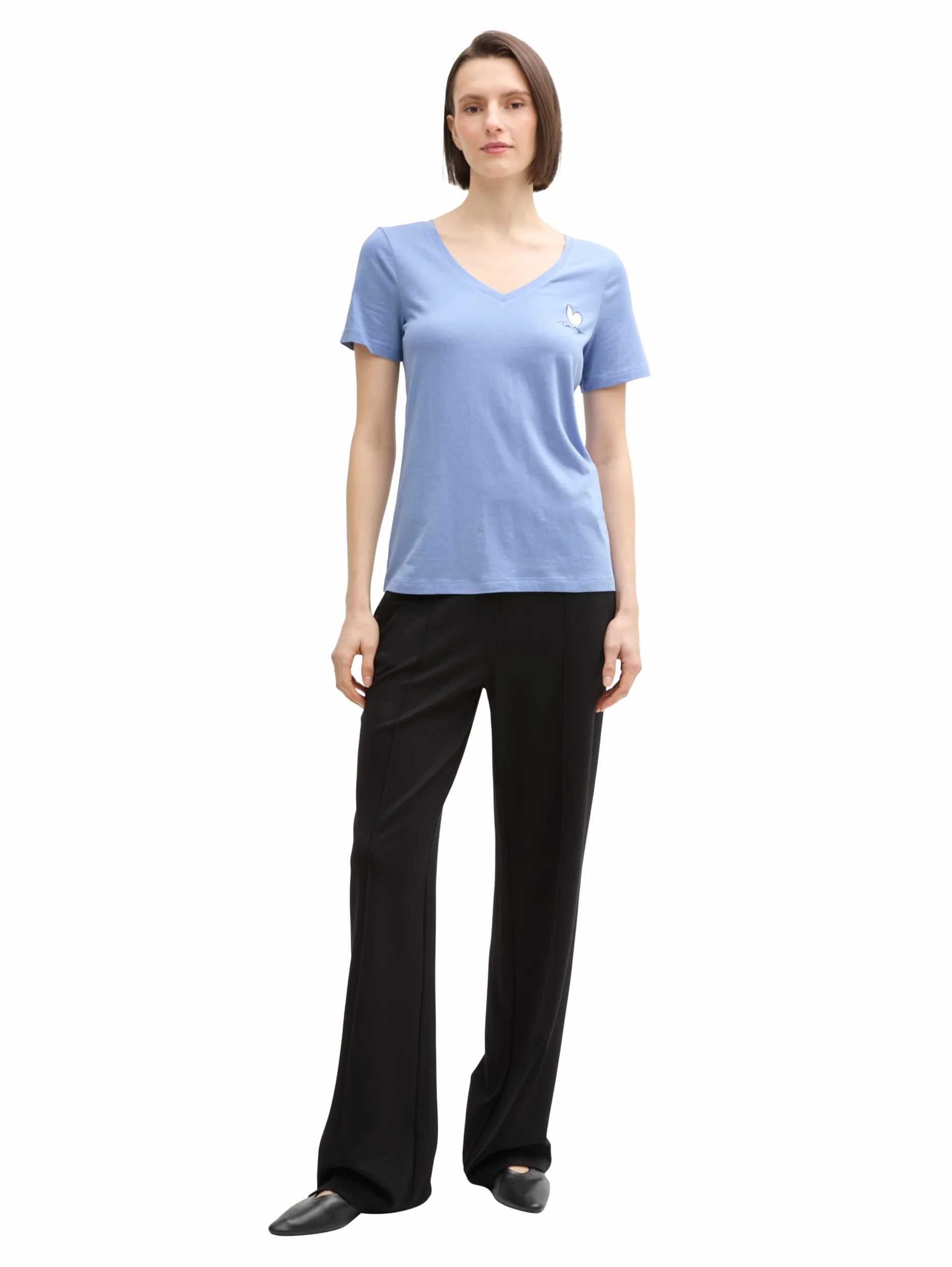 TOM TAILOR T-shirt damski, 37106 - Flawless Blue, XL