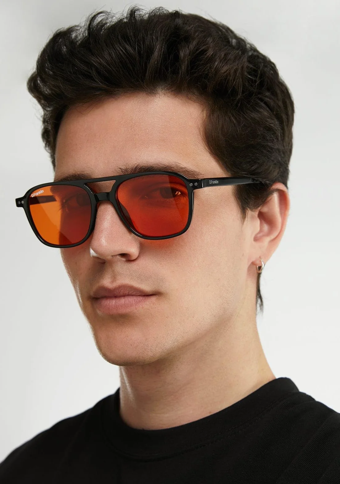 D.Franklin - Unisexowe okulary przeciwsłoneczne z soczewkami UV - Model wind-limited - Okulary przeciwsłoneczne dla mężczyzn i kobiet - Sunglasses