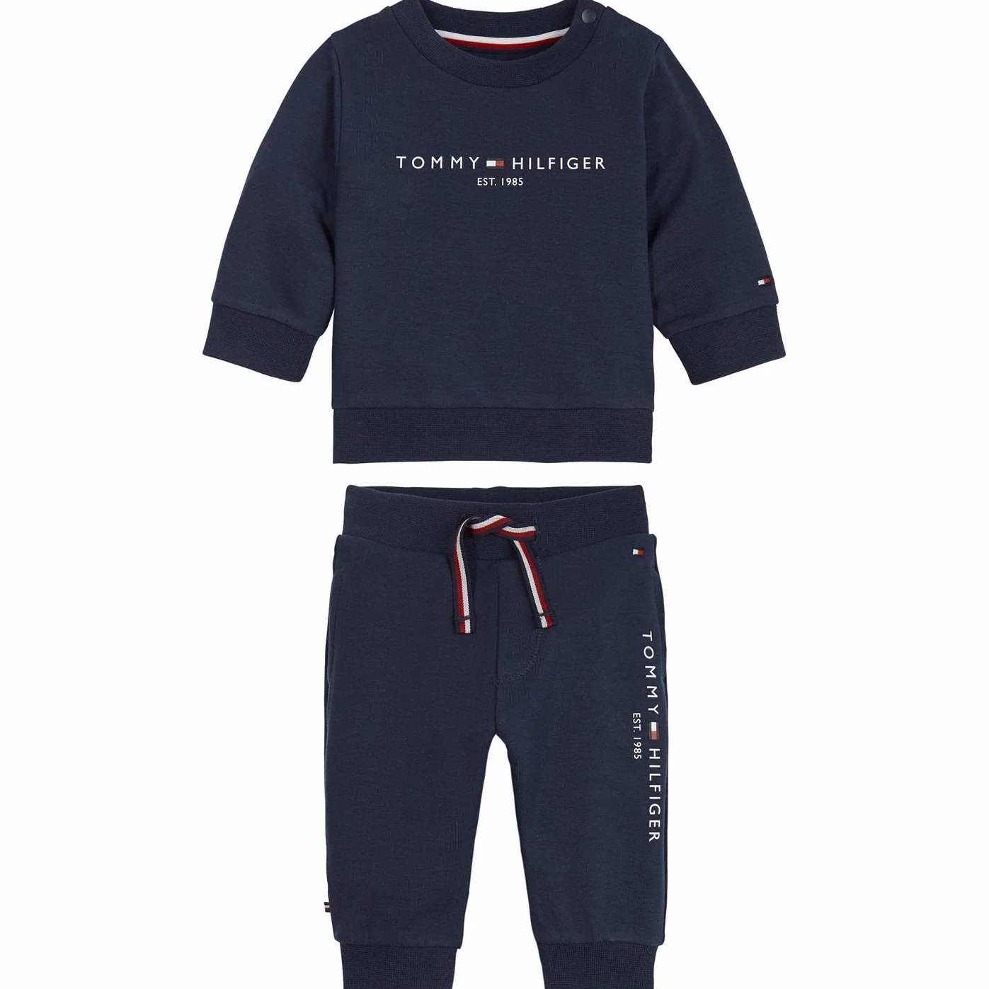 Tommy Hilfiger Zestaw 2 szt. dla niemowląt Uniseks - niemowlęta Baby Essential Crewsuit
