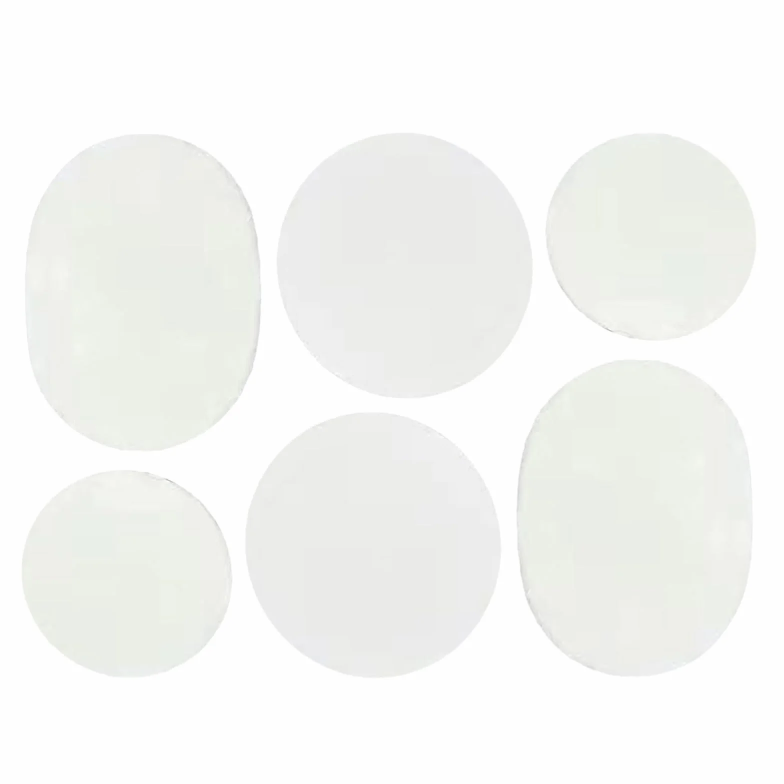 Shoe Repair Patches, Sneaker Insert Kit, 1.97x1.57in Non-Slip Heel Protectors, Authentic Wear-Resistant Material, Easy Apply Design for Shoe Maintenance Protection Use