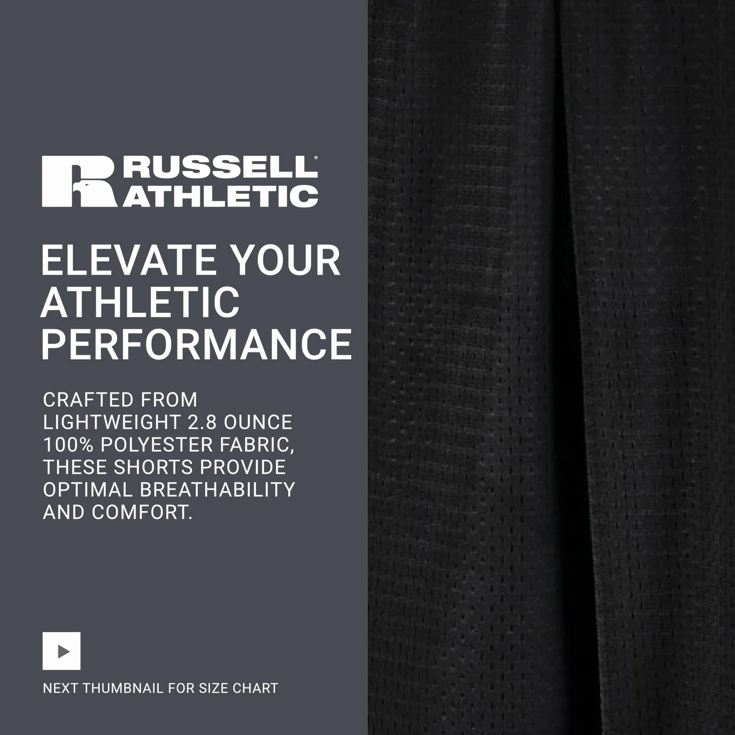 Russell Athletic Mesh Pocket Short - Krótki Mężczyźni