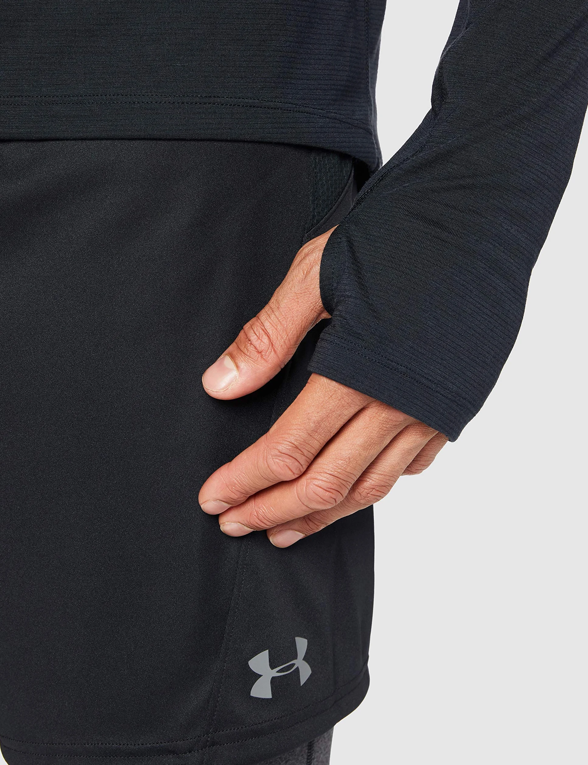 Under Armour Streaker 2.0 zamek błyskawiczny do połowy, rozgrzewany top z długim rękawem do biegania, zapinany na zamek top z nowoczesną tkaniną dla mężczyzn