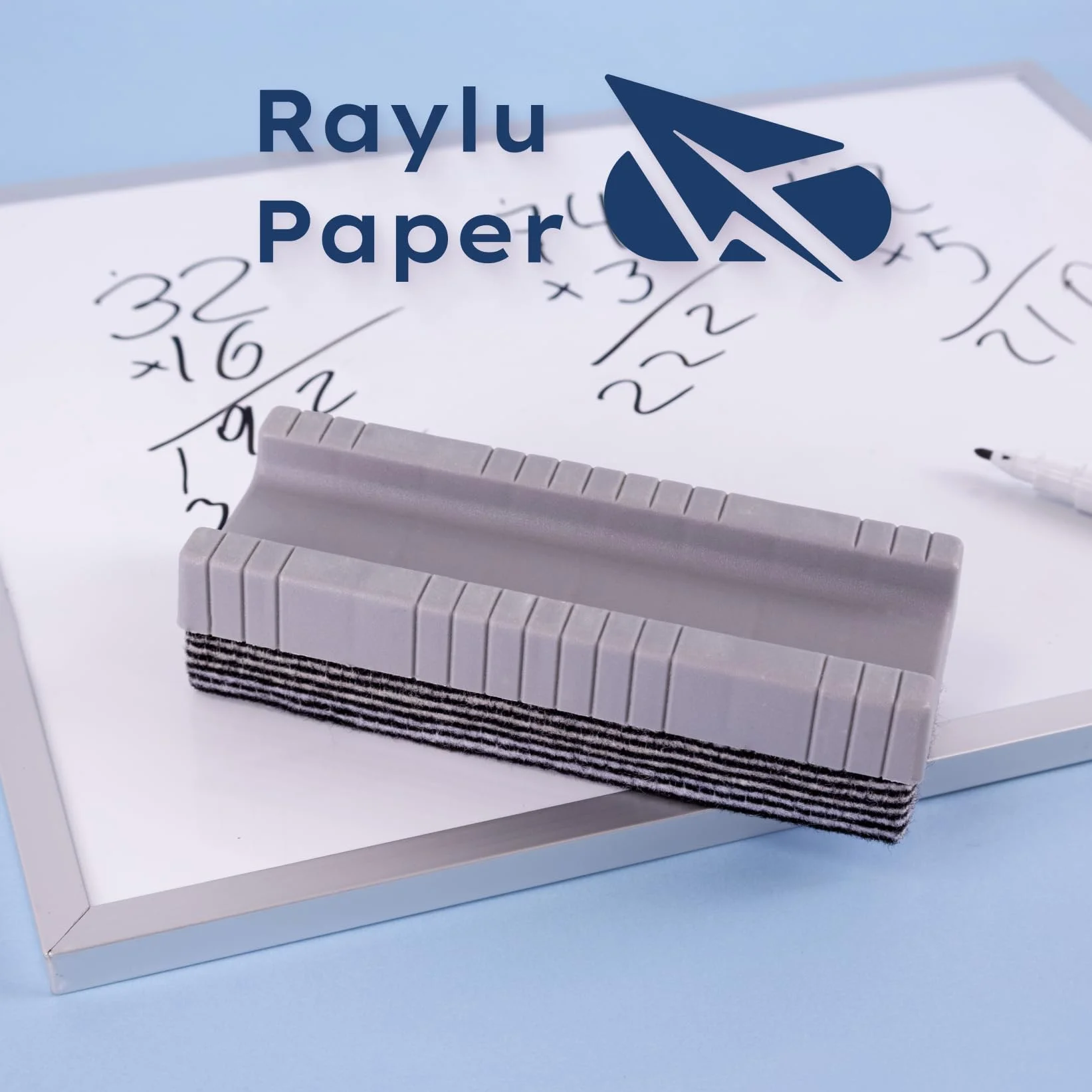 RAYLU PAPER - Wielowarstwowa gumka do łupków białych z 10 warstwami filcu, Lekki i kompaktowy środek do czyszczenia mazania na sucho
