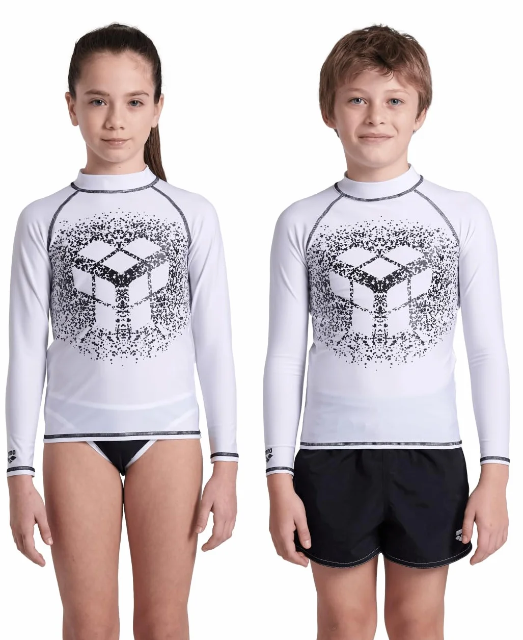 ARENA Top Chłopcy Unisex Jr Arena Rash Kurtka L/S Grafika