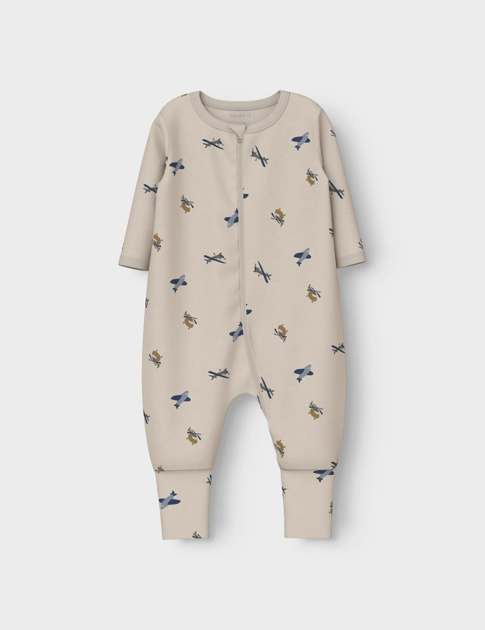 NAME IT Nbmnightsuit męski kombinezon Zip Ff Airplane Noos, peyote, 104