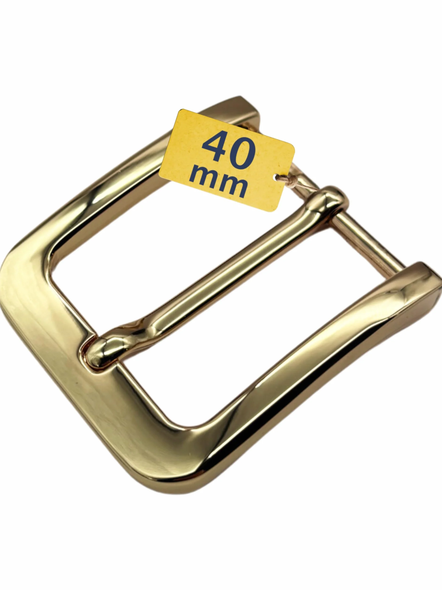 Klamra paska do paska 40 mm złota błyszcząca, Złoty błyszczący, 40mm