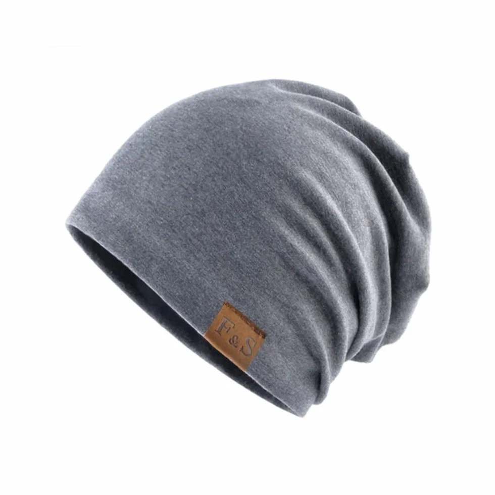 Czapka beanie dla mężczyzn kobiet unisex zimowe czapki termiczne dzianinowa czapka beanie luźna czapka z czaszką czapka do spania rozciągliwe sportowe nakrycia głowy prezenty dla dorosłych