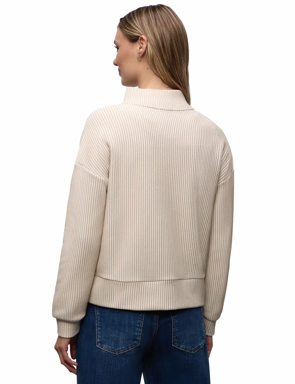 Street One Two-Tone kurtka strukturalna Off White 40