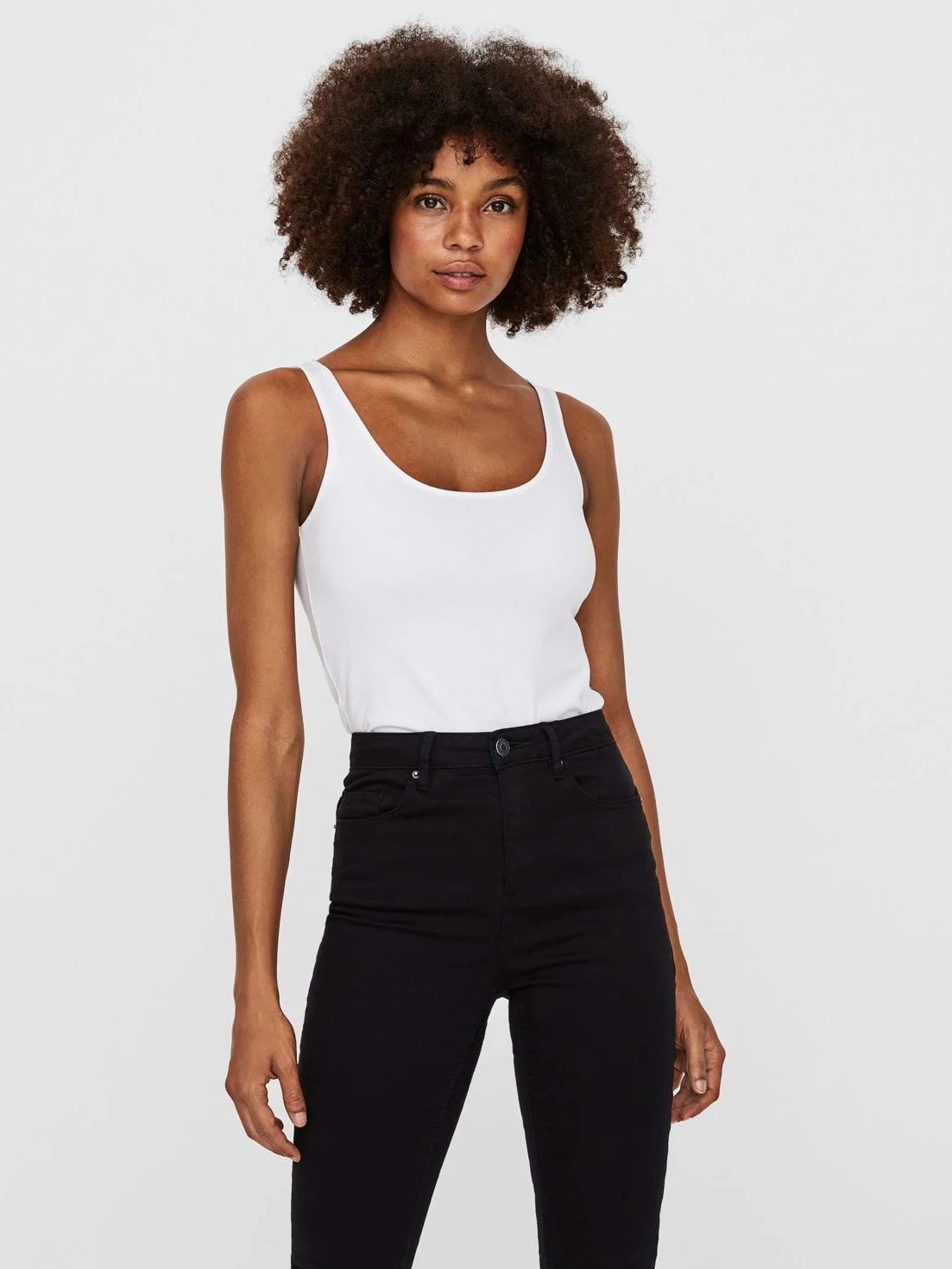 VERO MODA Top Kobiety Vmmaxi My Soft Long Tank Top Ga 3pack (3 w zestawie)