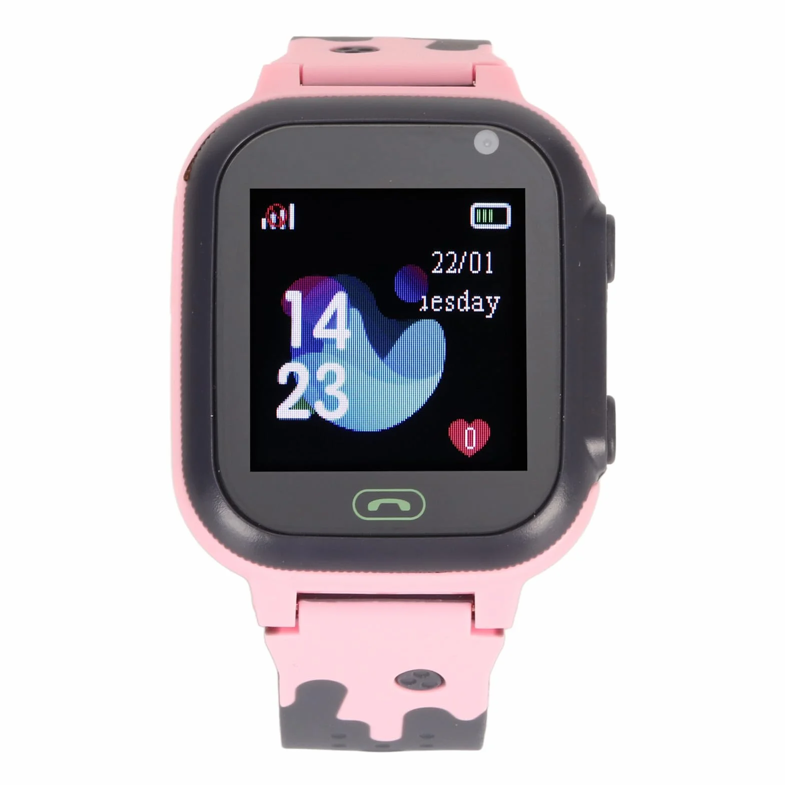 Smartwatch dla Dzieci Kolorowy Ekran Dotykowy o Przekątnej 1,44 Cala, 2-kierunkowe Połączenia Głosowe, Tryb zajęć Lekcyjnych, Pozycjonowanie LBS w Czasie Rzeczywistym, Aparat do