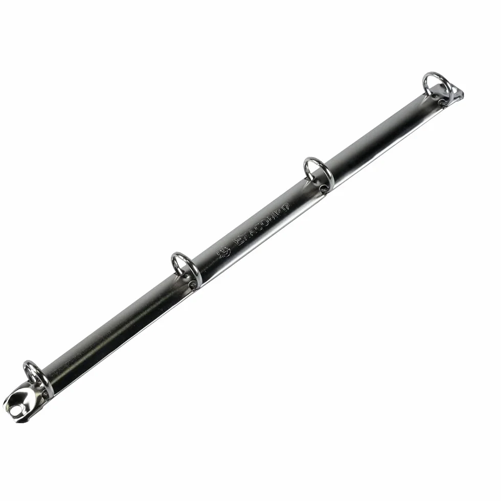 Exacompta 51191E Segregator OPAK - 4 ringowy 15mm - polipropylen - etykieta grzbietowa - grzbiet 20mm - A4 - 1 sztuka kolor czarny