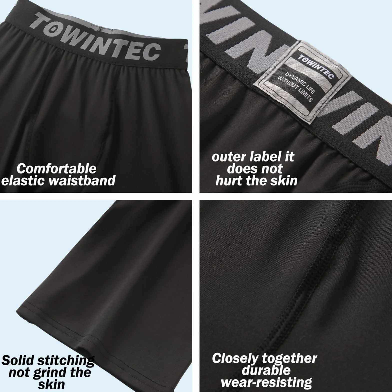 Spodenki kompresyjne dla chłopców, bielizna sportowa, oddychające, krótkie spodnie, majtki dziecięce, młodzieżowe, spandex, bielizna dziecięca, do biegania, koszykówki, piłki nożnej, studia