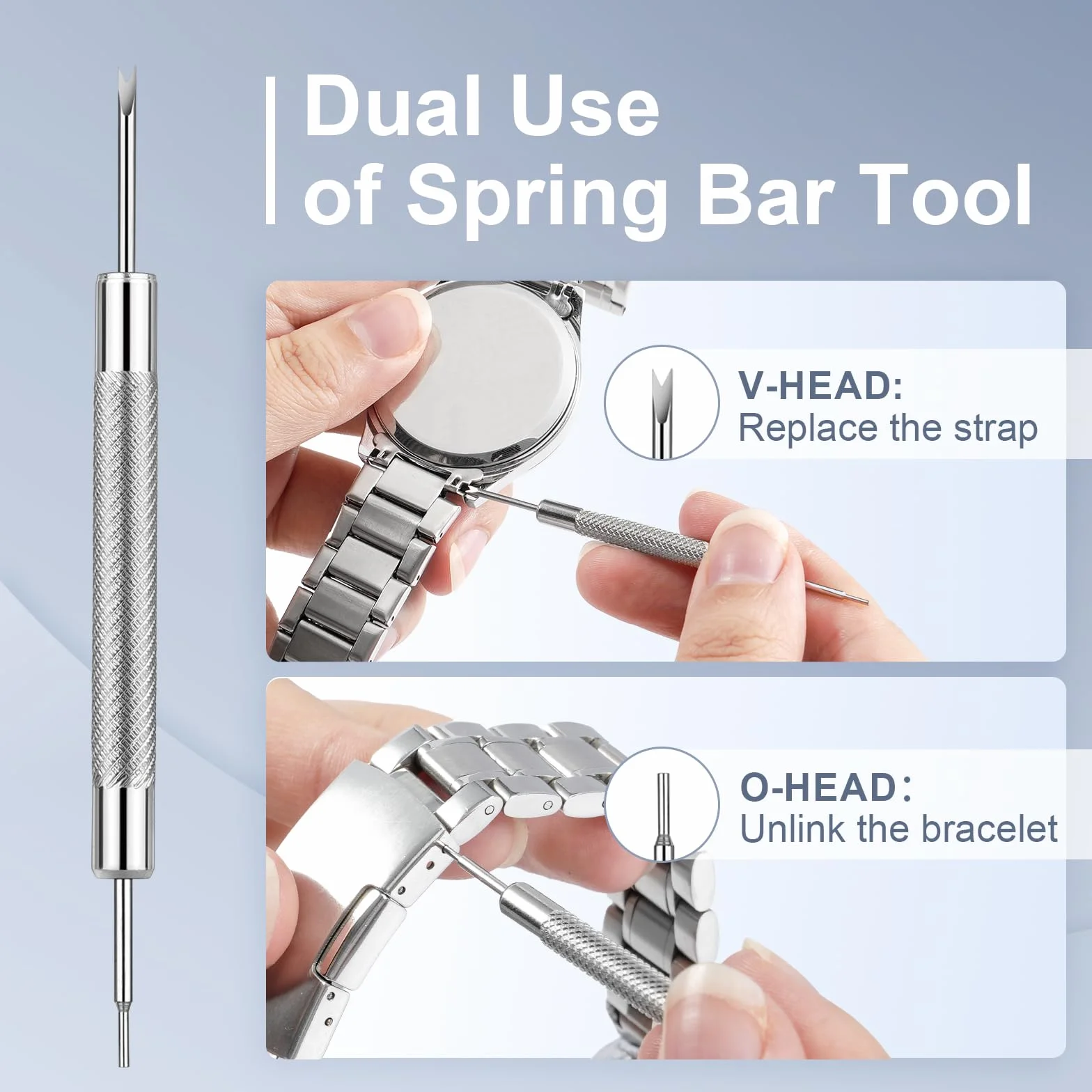 JOREST Zestaw do zmiany polaru Pour Montre, Outils Pour Ouvreur De, Boitier Demontage, Changer Une Pile De, Horlogerie RéParation, Appareil Ouvrir Les, Retrait Du Bracelet/De La Sangle