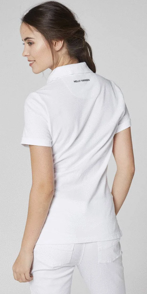 Helly-Hansen Kobiety Crew Pique 2 Koszulka Polo, Biały, L