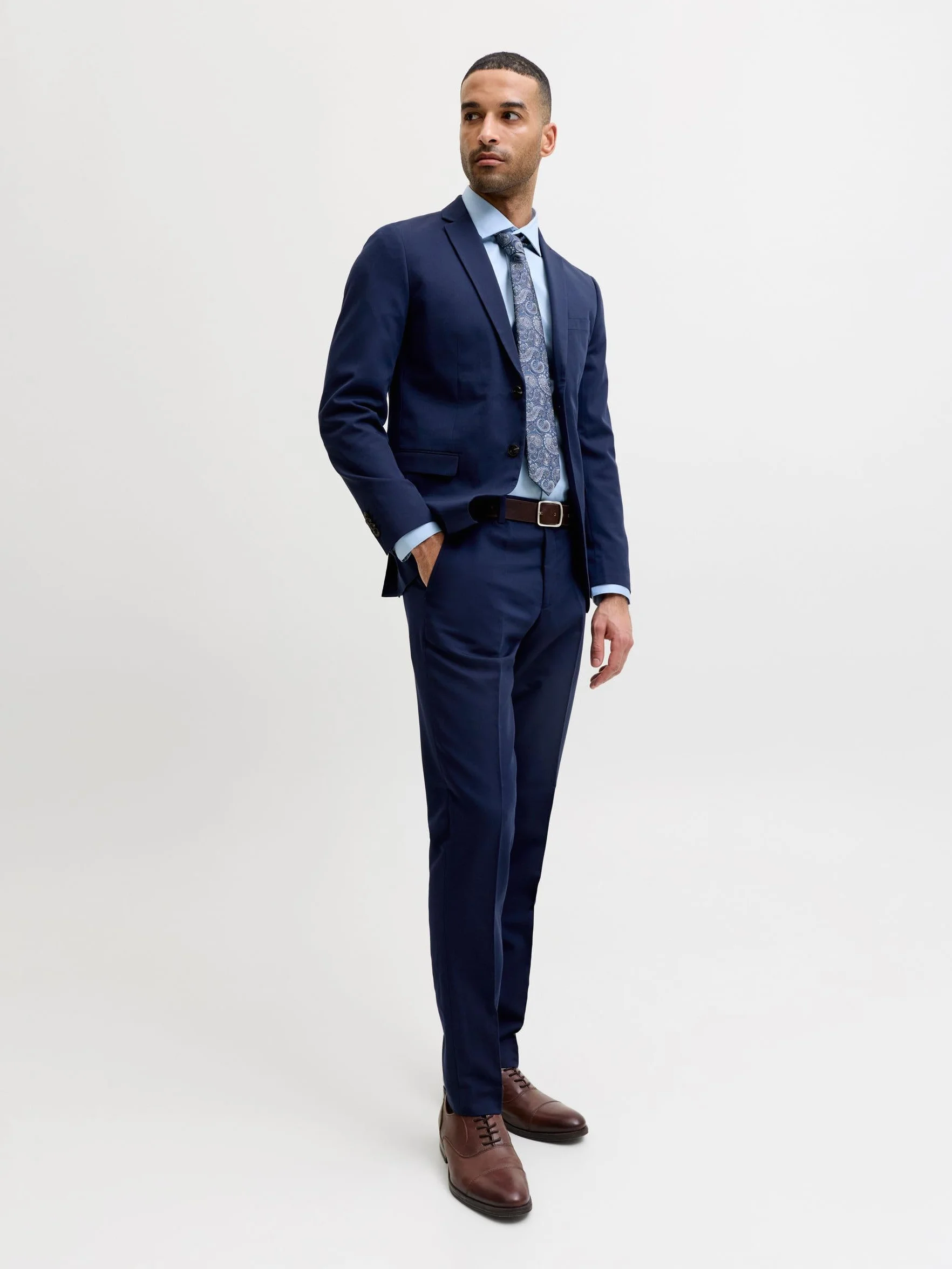 JACK & JONES jprfranco suit noos Garnitur Mężczyźni, Medieval Blue, 48