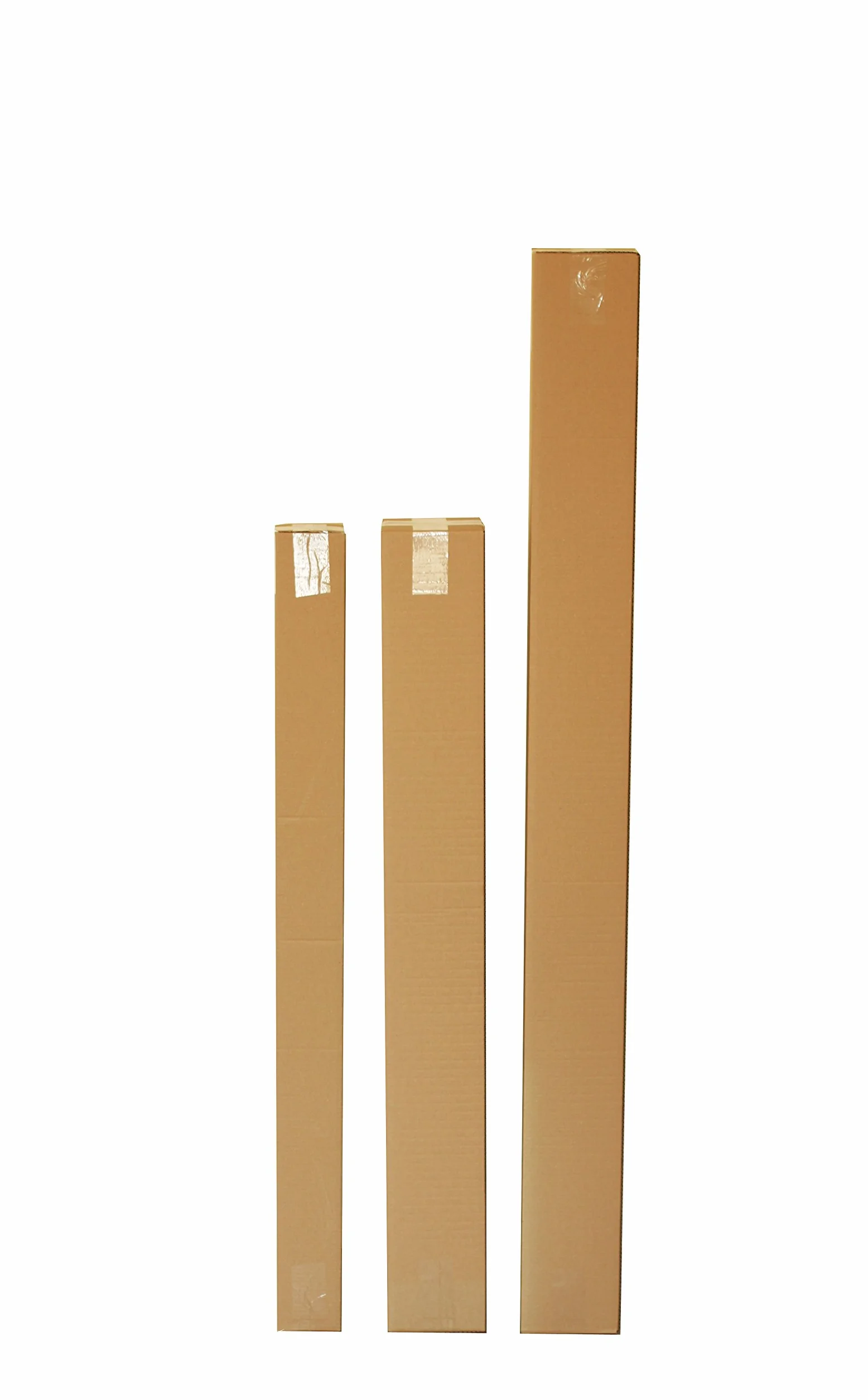 HaGa® Karton składany karton wysyłkowy materiał opakowania 15 cm x 15 cm x 120 cm 5 szt.