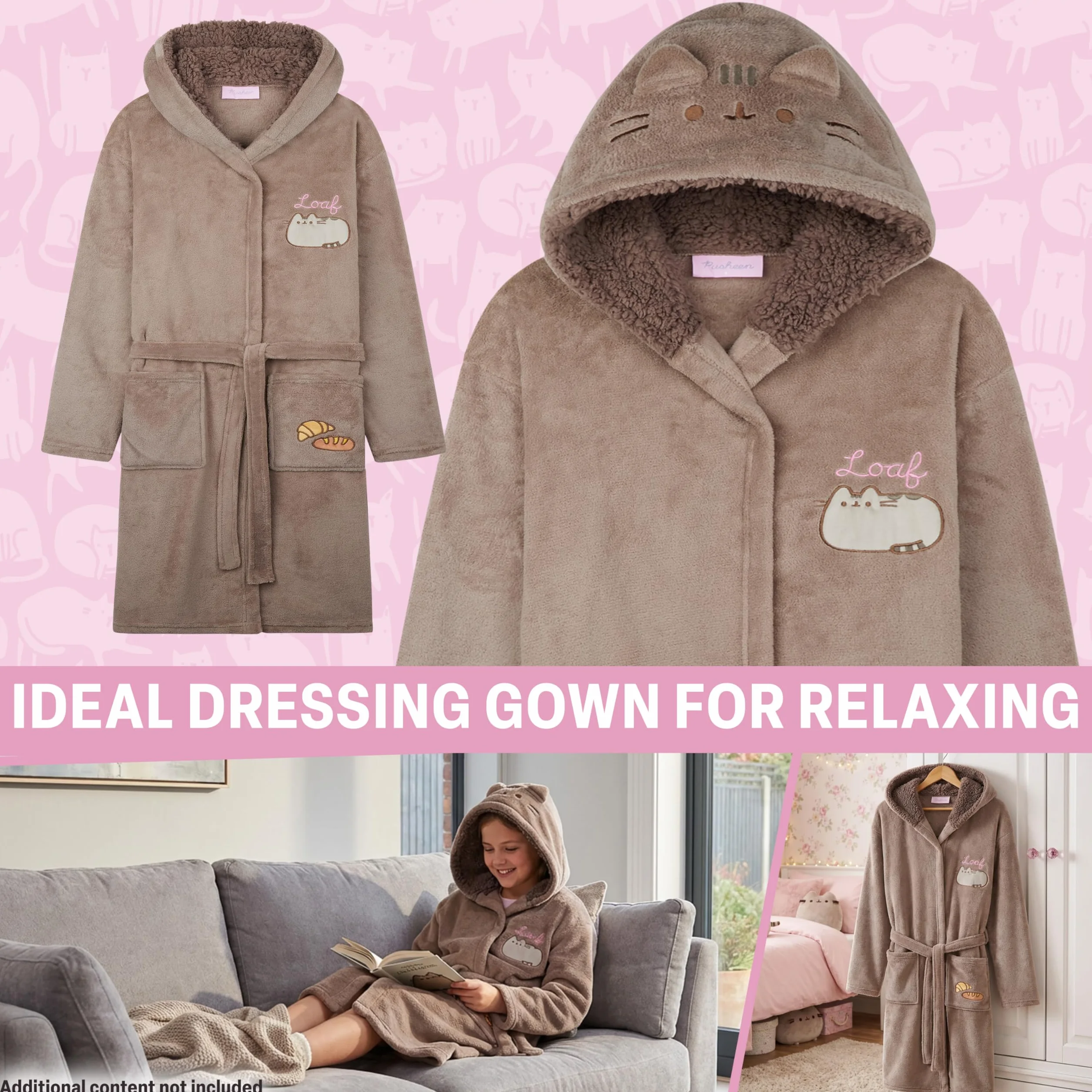 Get Trend Pusheen Szlafroki dziewczęce