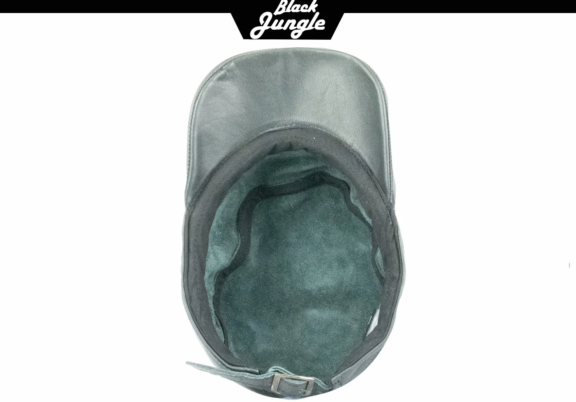 Black Jungle Castro Army Cap skórzana czapka wojskowa, czapka motocyklowa, rozmiar uniwersalny, czarny, jeden rozmiar