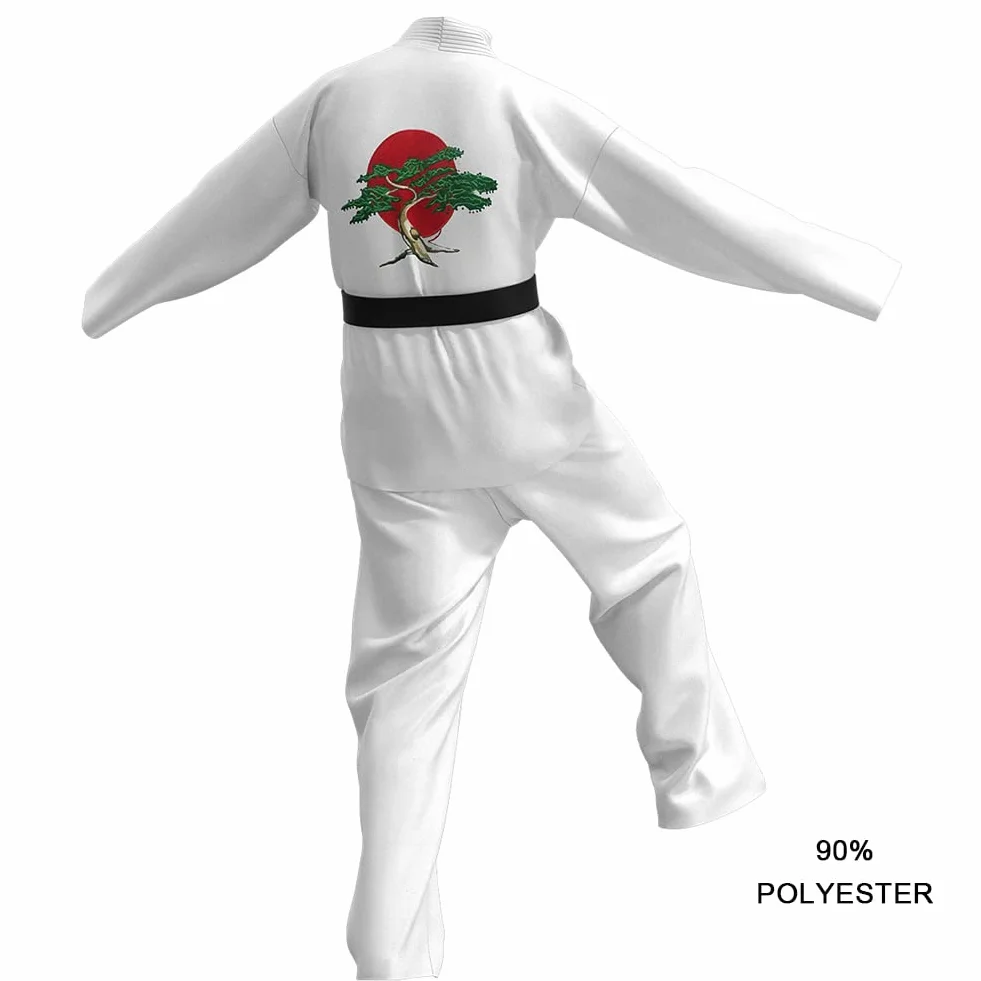 Strój do karate dla dzieci, dziewczynek, wygodny, profesjonalny strój do judo, dla chłopców, dekolt w serek, taekwondo, strój z paskiem
