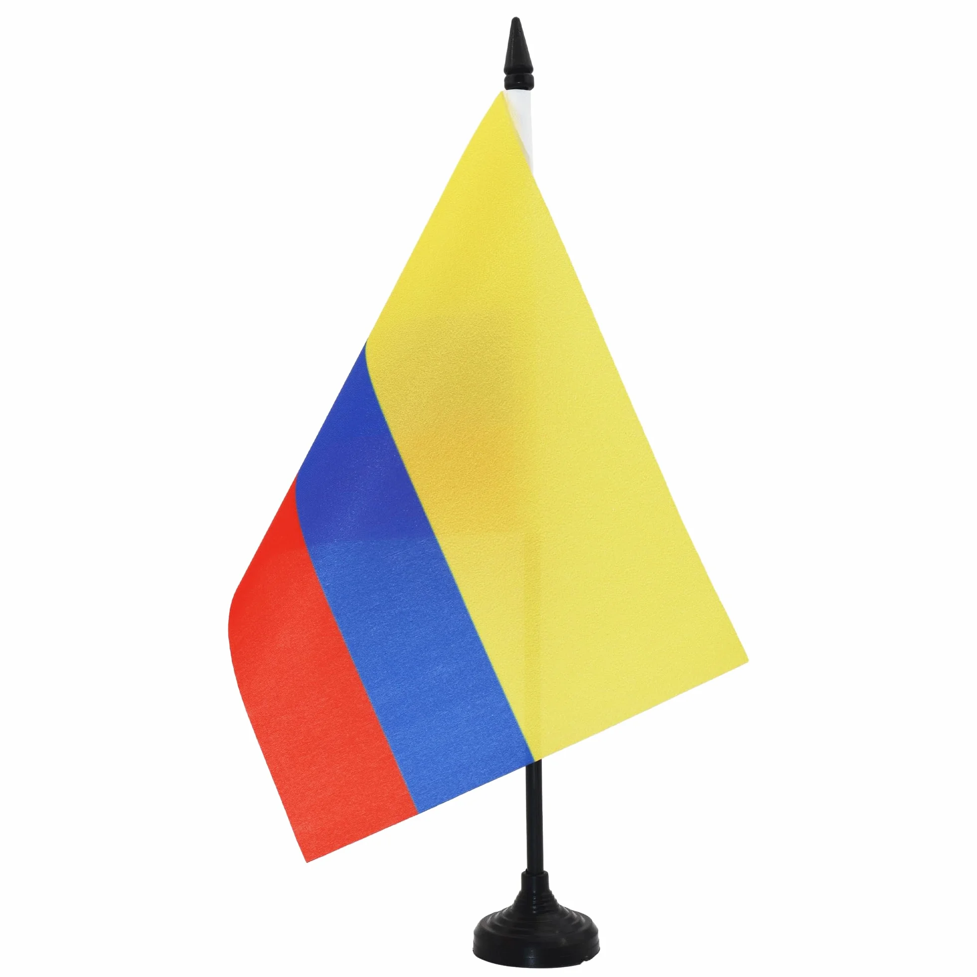 Drapeau de Table Colombie en Polyester 100D, 21cm x 14cm