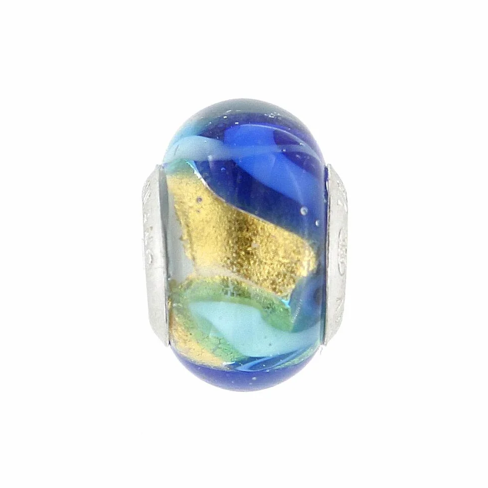 Venetiaurum – Wisiorek z prawdziwego szkła Murano i srebra próby 925 – biżuteria "Made in Italy" z certyfikatem