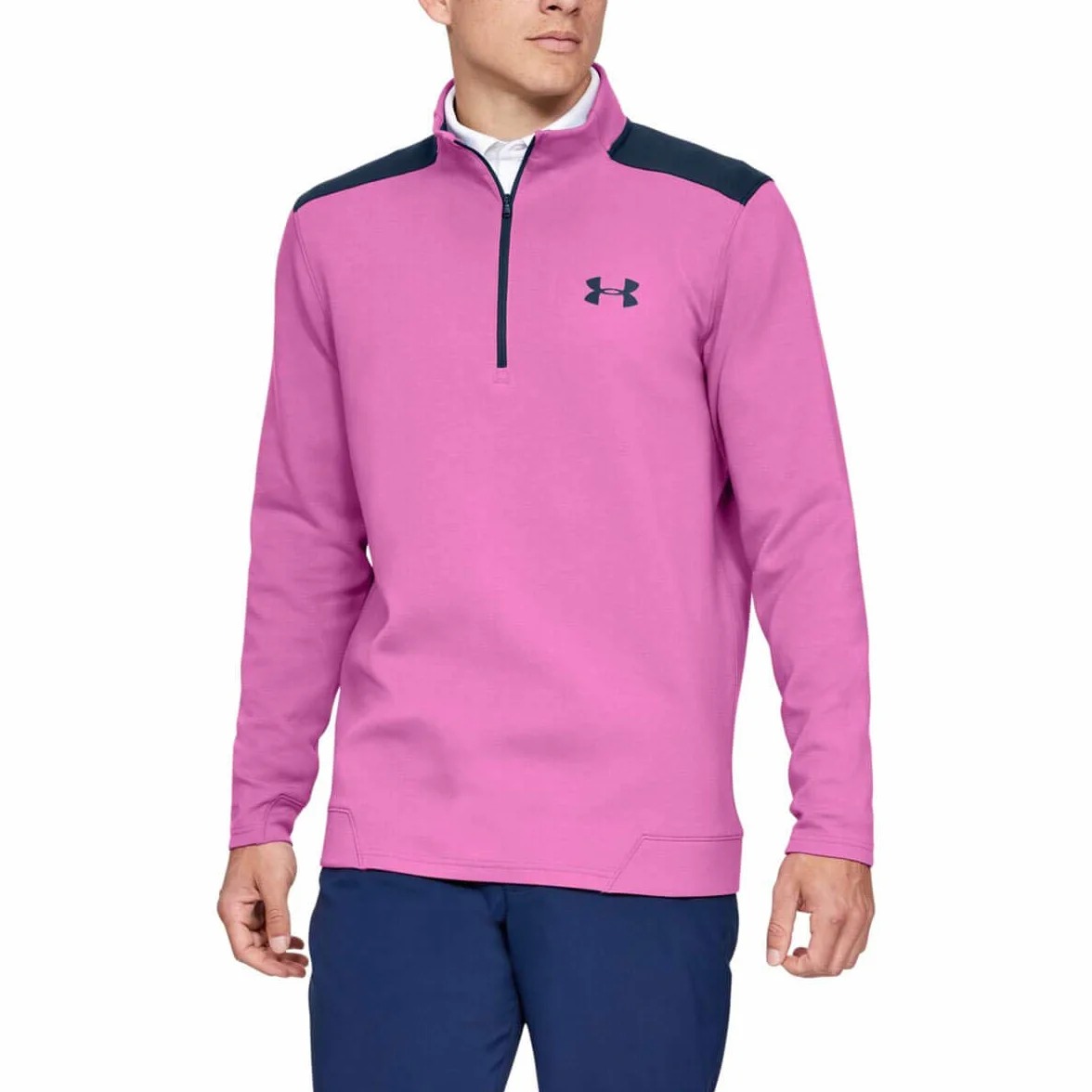 Under Armour męska Storm 1/4 zapinana na zamek błyskawiczny rozgrzewka Fioletowy M
